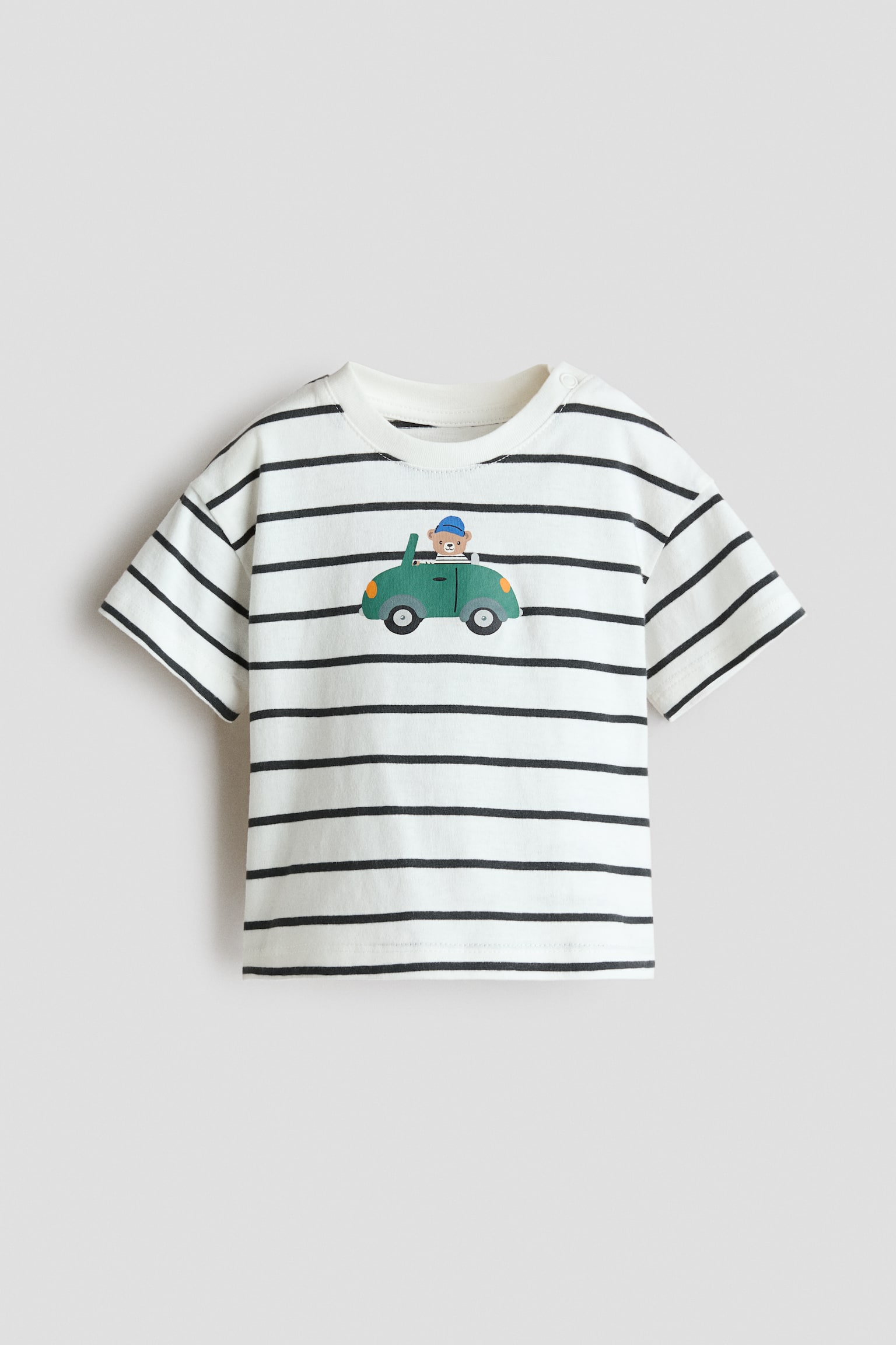 Áo thun cotton in hình - Màu trắng/Ô tô/Màu đỏ đậm/New York/Màu xanh kaki nhạt/Khủng long/Màu nâu đậm/SoHo/Màu xanh dương nhạt/Gấu trúc/Màu xanh dương nhạt/Ô tô/Màu xanh tím than/Harbour