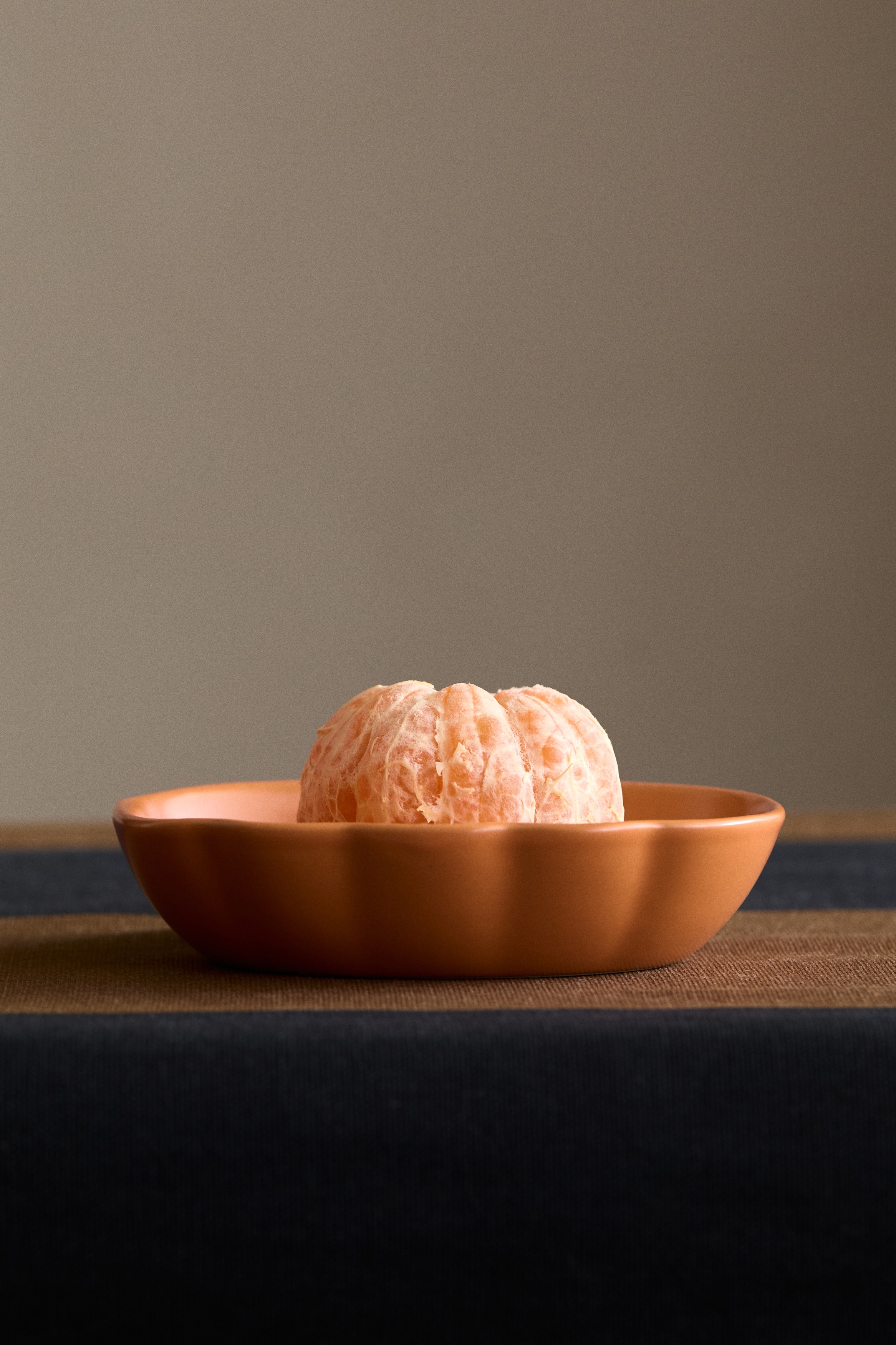 Keramieken Halloween-schaal - Oranje/pompoen