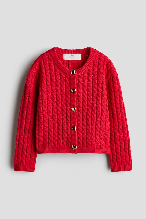 Детские кардиганы H&M Cable-Knit Cardigan