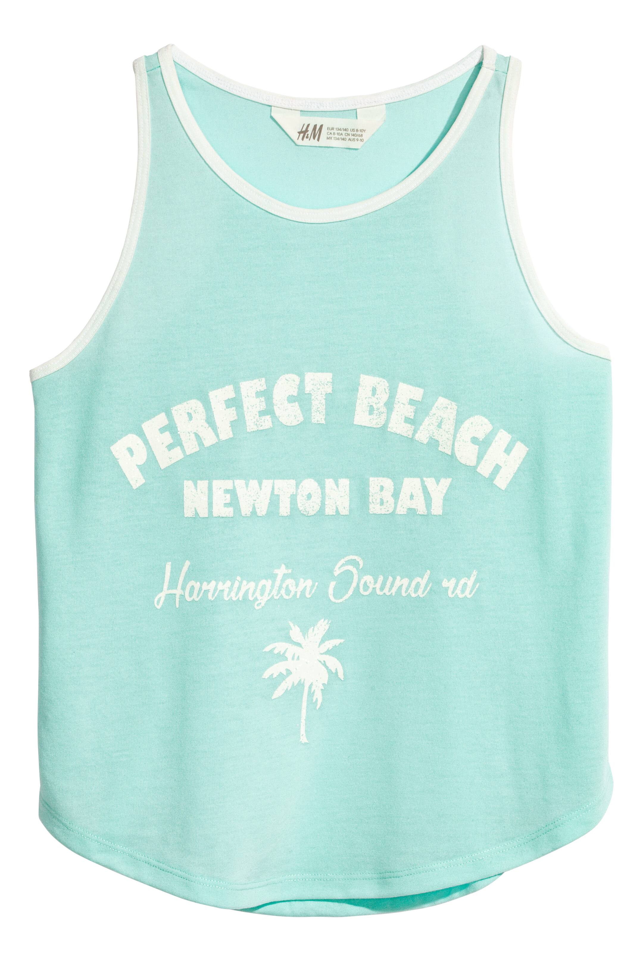 Näytä suurempi kuva: Kuvallinen toppi - Mintunvihreä - Kids | H&M FI 1