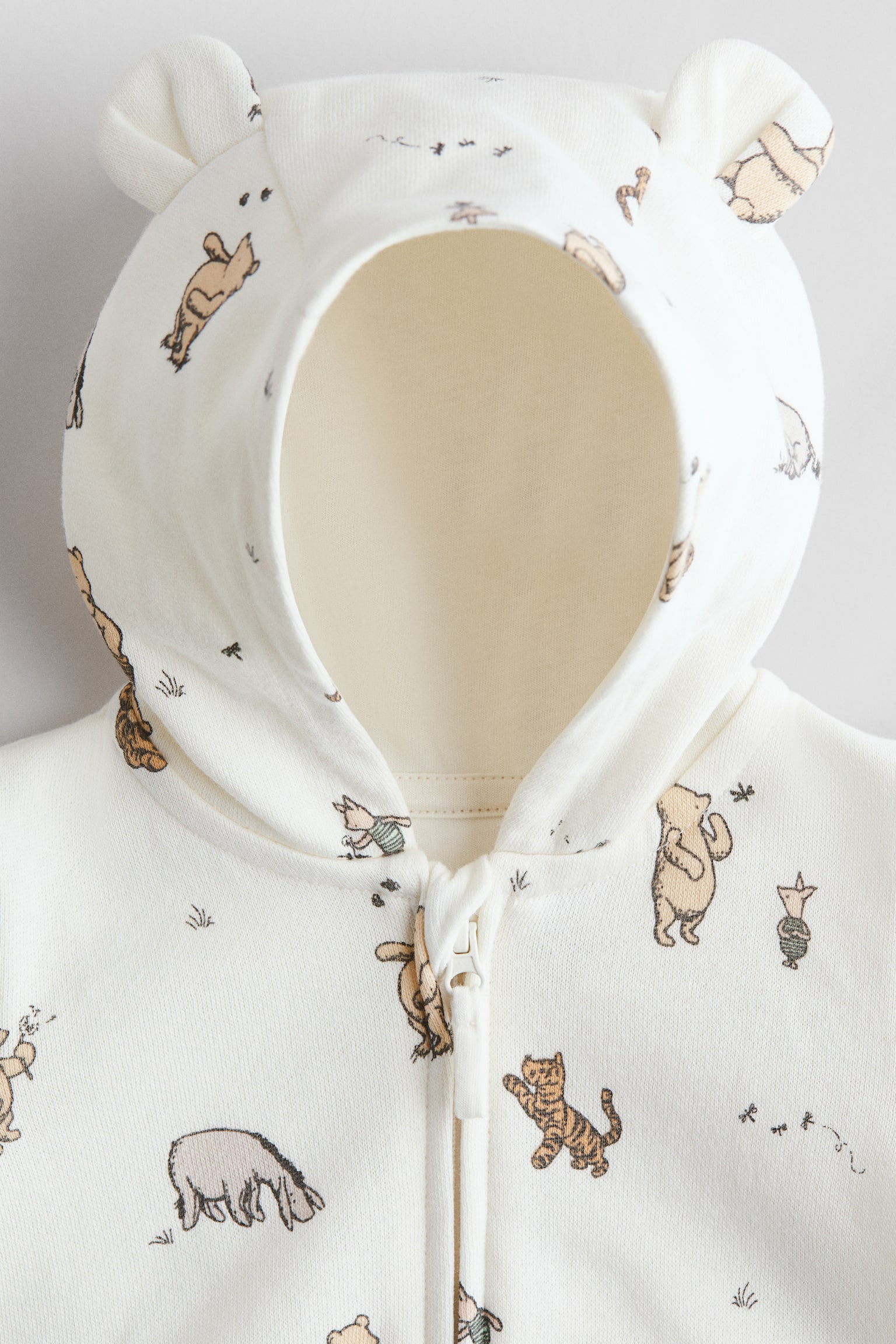 Sweatshirt romper suit - Cream/Winnie the Pooh - 2