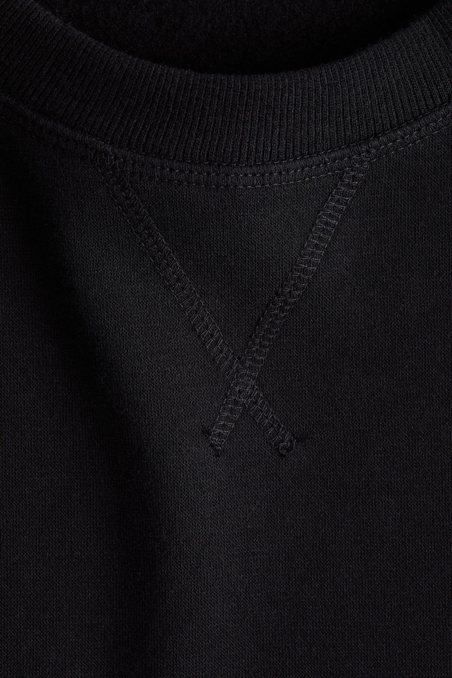 Женский свитшот H&M Oversized Sweatshirt, цвет: Чёрный — фото 6