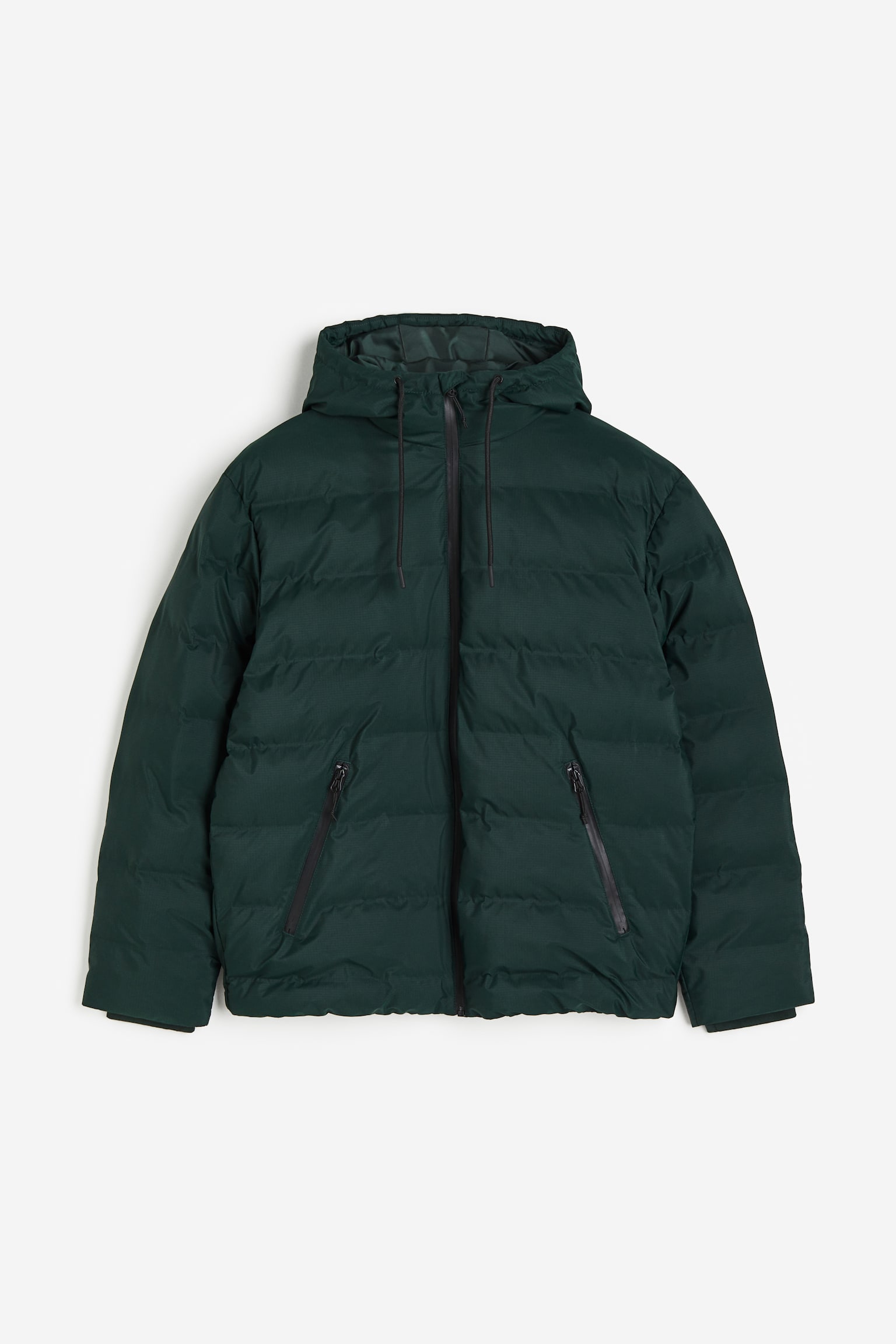 Water Repellent Puffer Jacket - Forest green - 1