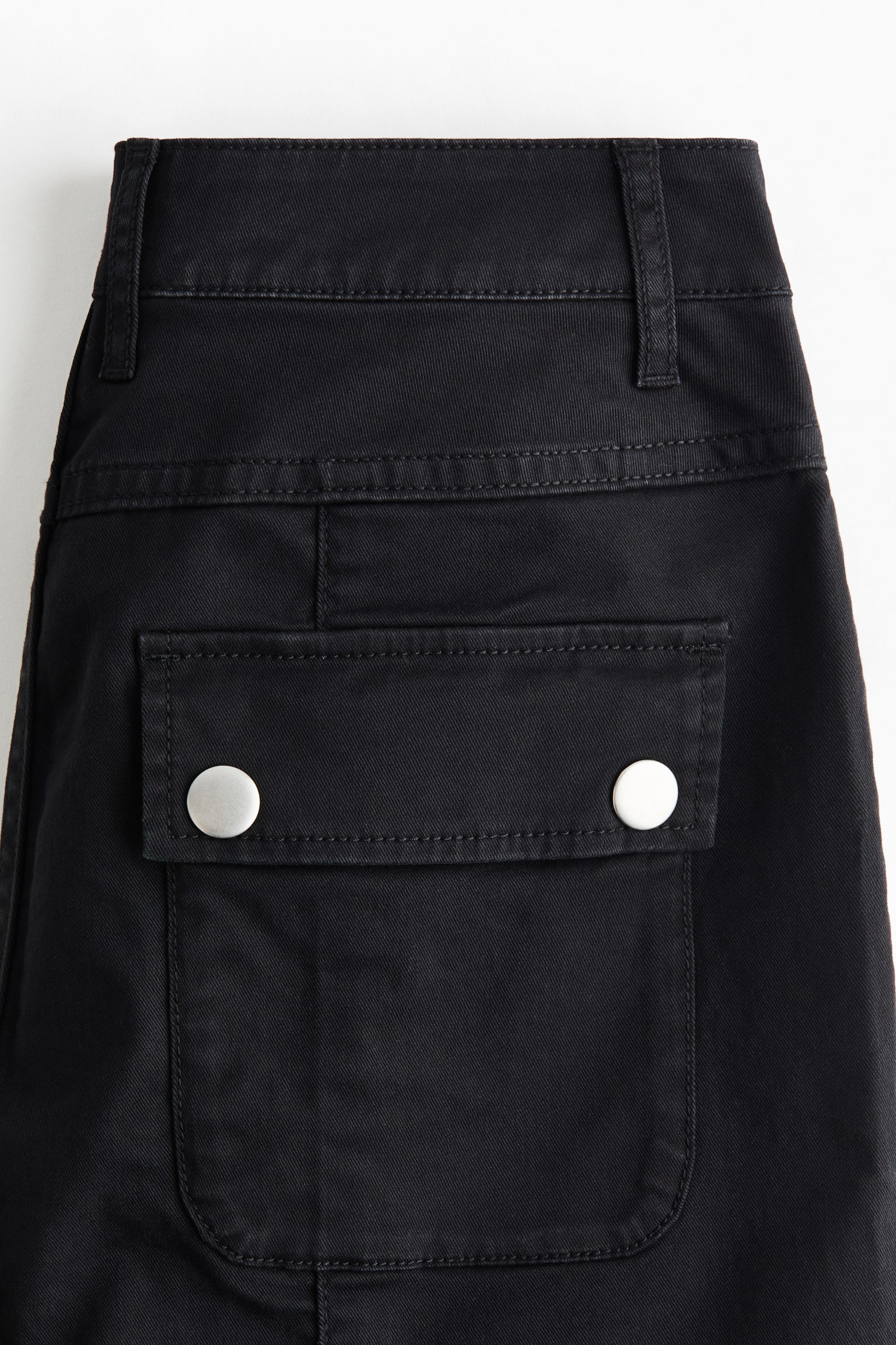 Quần dài túi hộp - Màu đen/Màu xám - 3