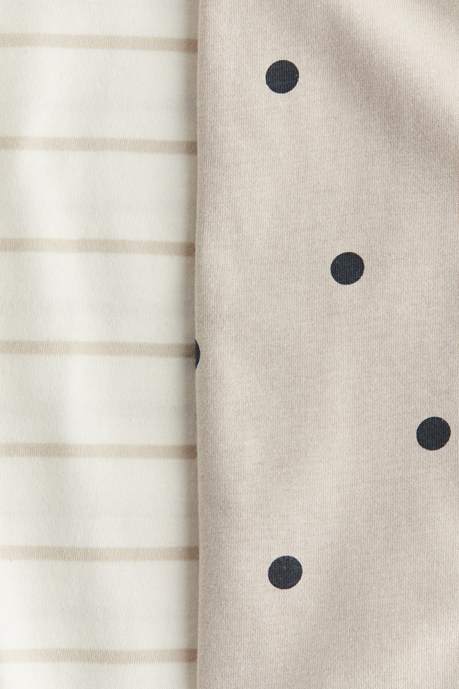 2’li Fermuarlı Tulum Pijama - Açık bej/Puantiyeli/Açık mavi/Bulutlar/Açık mor/Kalpler/Açık bej/Beyaz/Açık turkuaz/Hayvanlar - 2