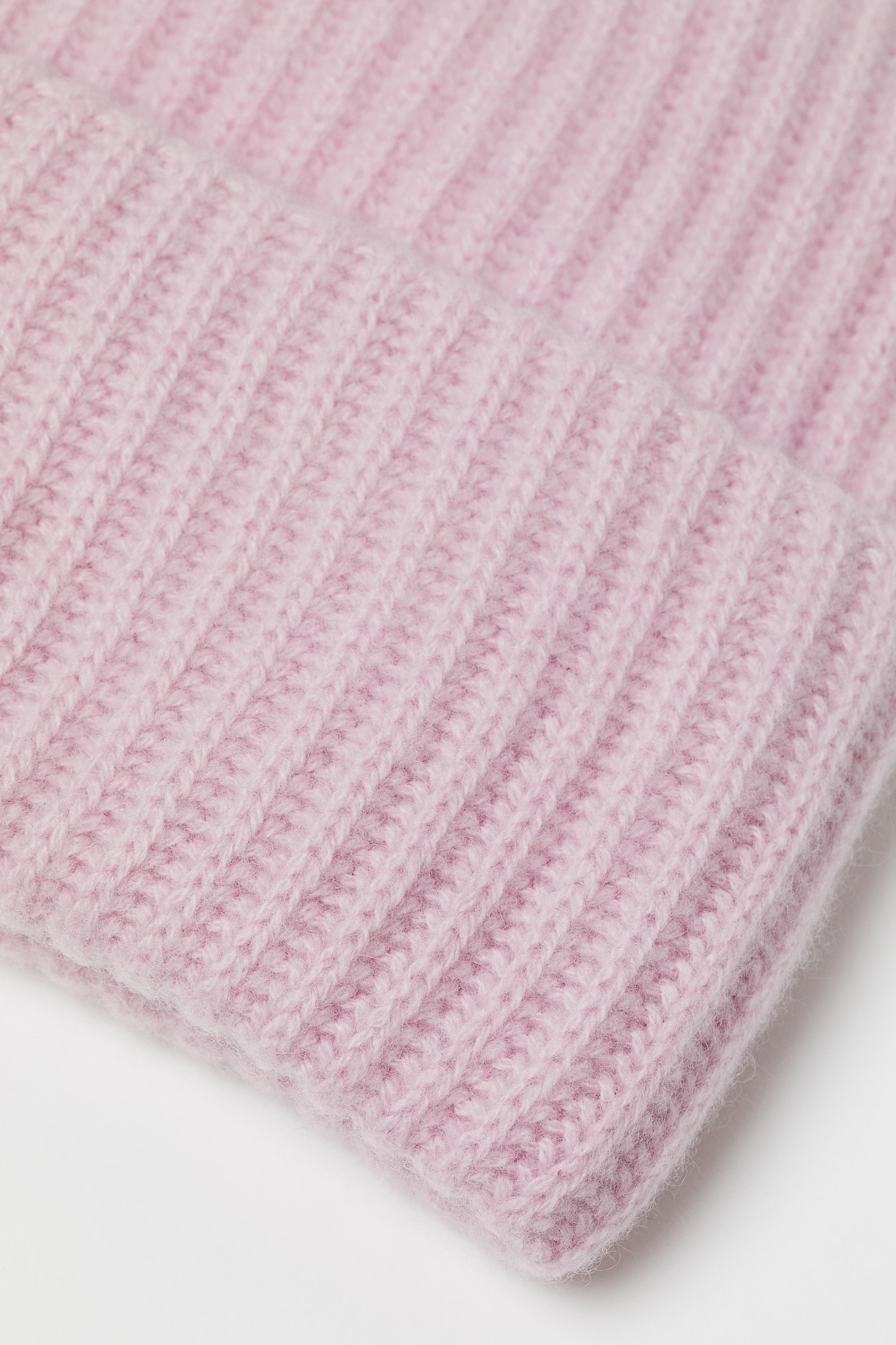 Größeres Bild ansehen: Gerippte Kaschmirmütze - Hellrosa - Ladies | H&M DE 2