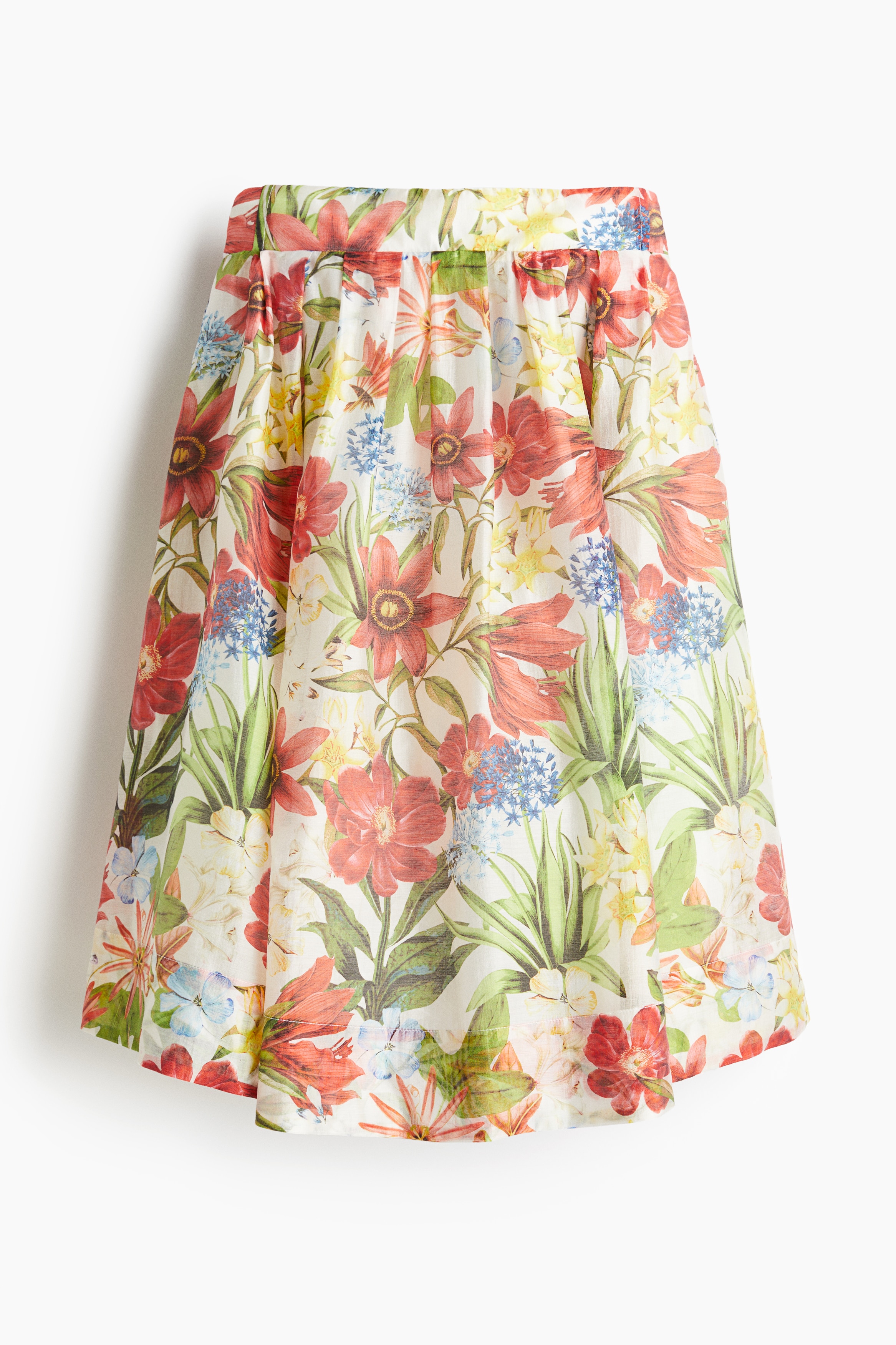 Μίνι στράπλες φόρεμα - Λευκό/φλοράλ