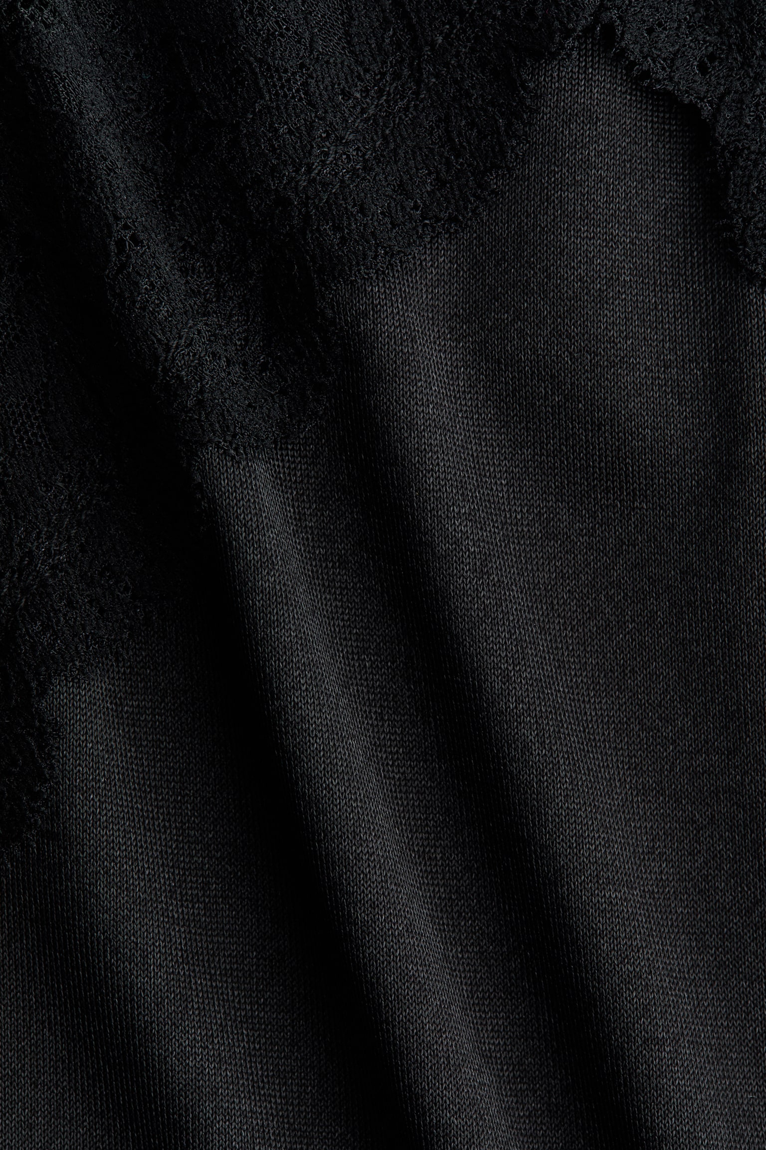 MAMA Sukienka na ramiączkach zdobiona koronką - Czarny/Ciemnobrązowy - 2