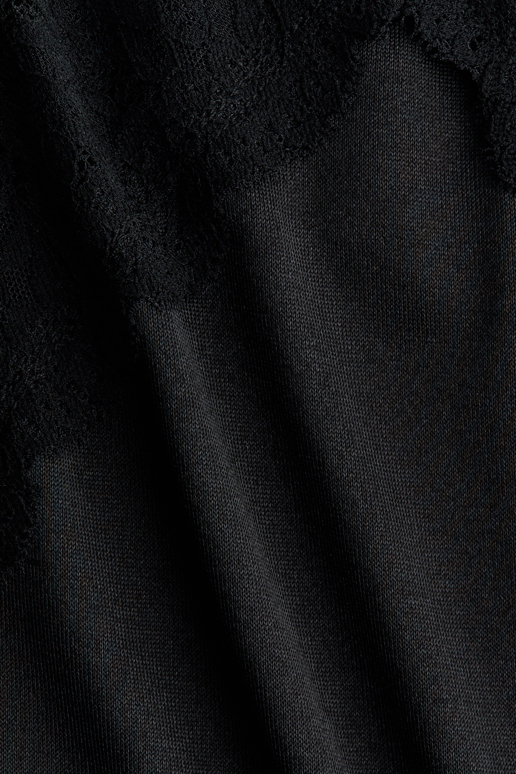 View larger image: MAMA Lace-trimmed strappy dress - Black - Ladies | H&M GB 2