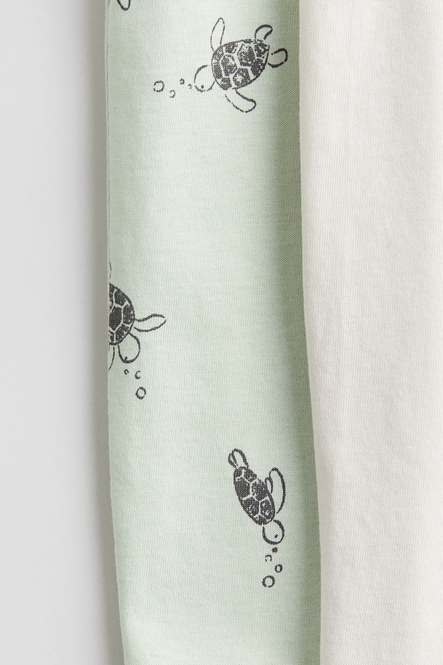 2-pack cotton jersey sleepsuits - Light green/Turtles/White/Boats/Light pink/Floral - 2