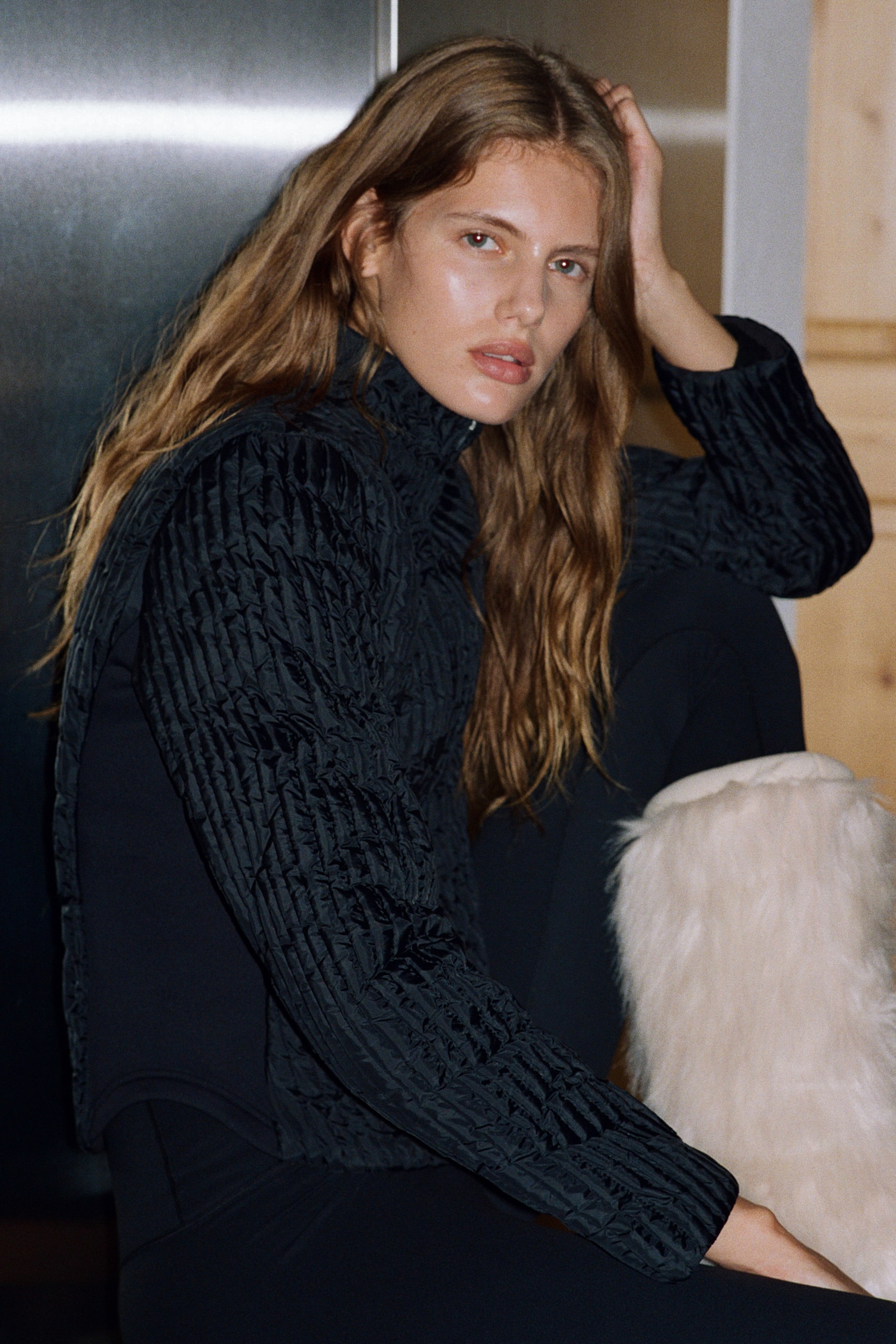 이미지 확대 보기: 퀼티드 라이너 재킷 ThermoMove™ - 블랙 - 여성 | H&M KR 4