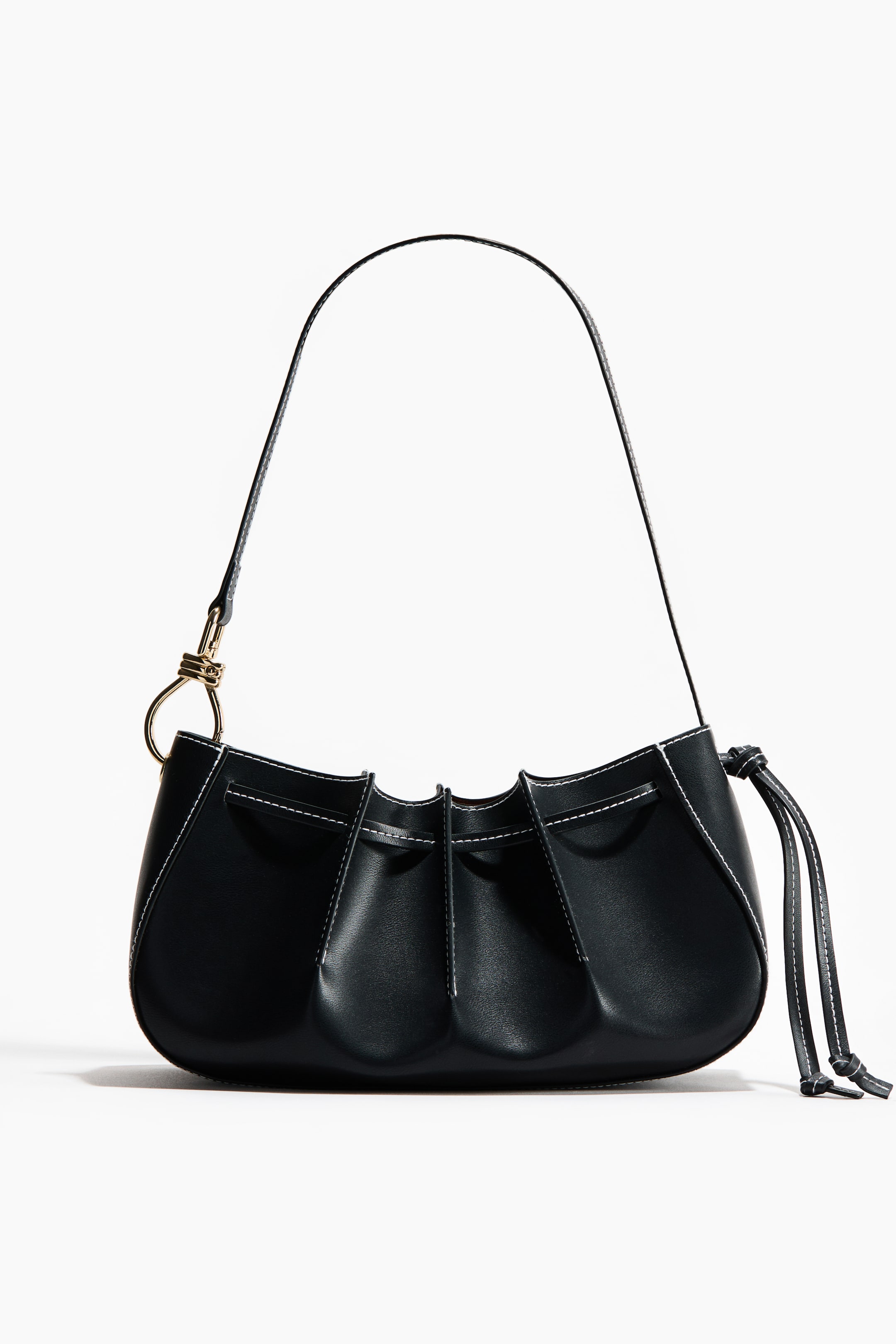 Ampliar la imagen: Bolso de hombro plisado - Negro - Ladies | H&M MX 1