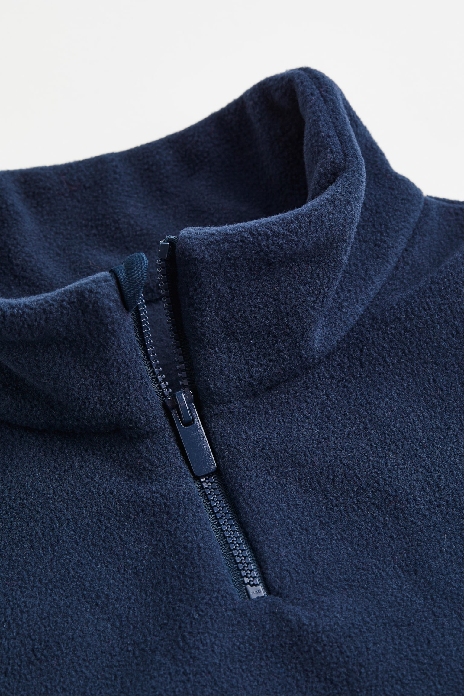 Thermal Fleece Half Zip Collar - Navy blue - 2