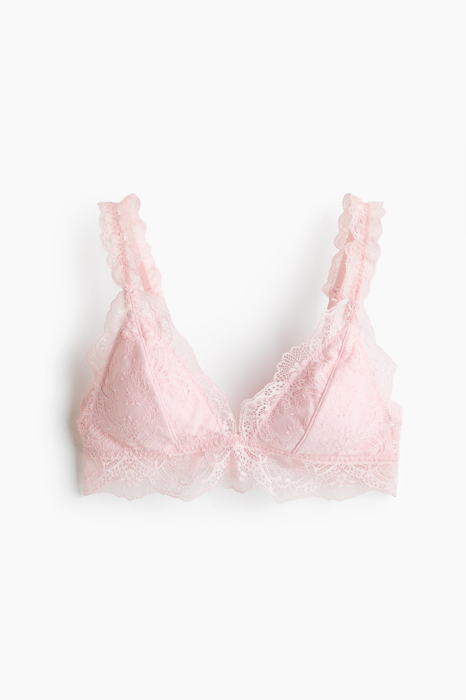 Padded soft lace bra - 2