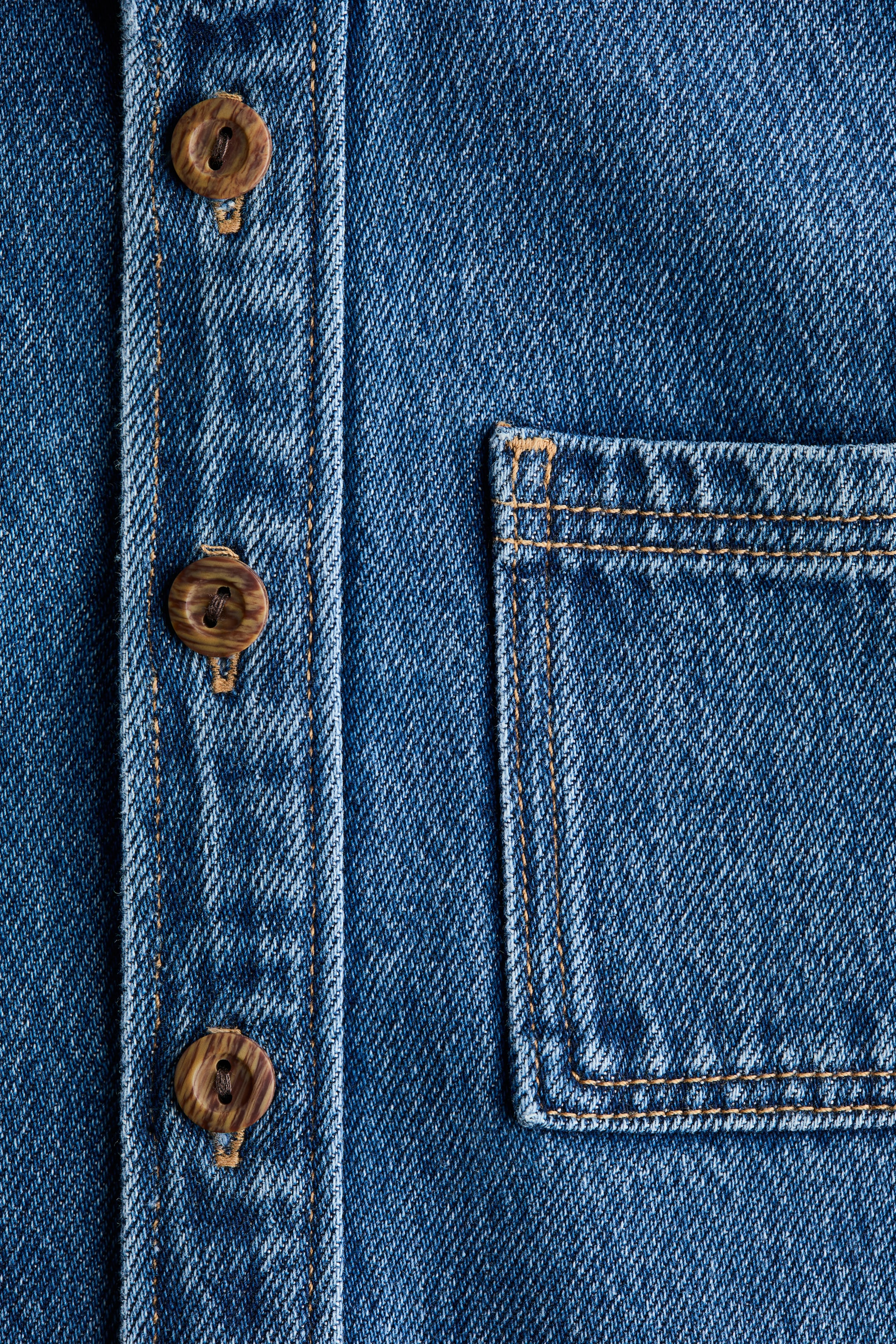Denim overshirt