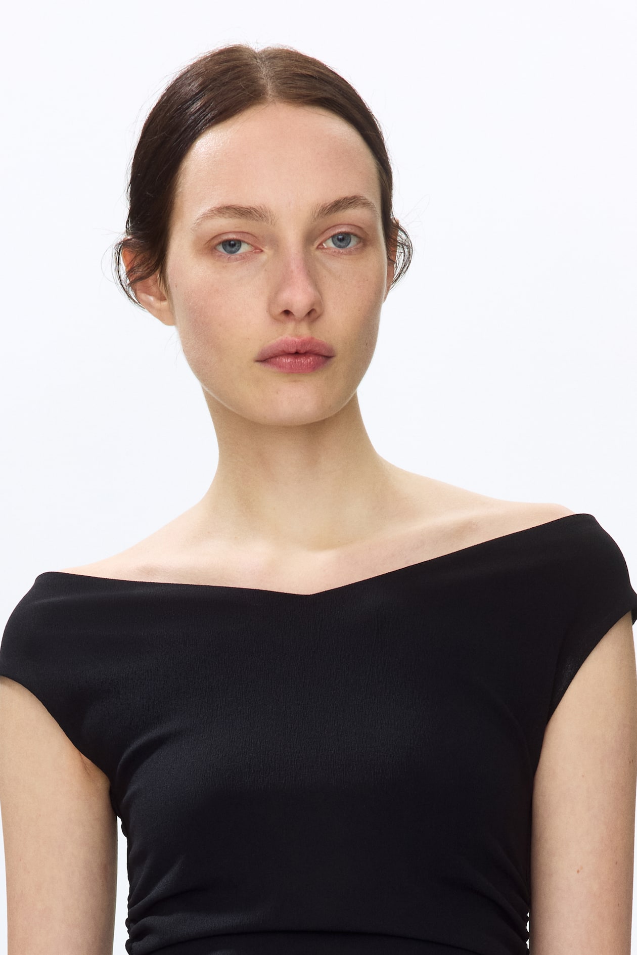 Draped Off-the-Shoulder Dress - image 4
