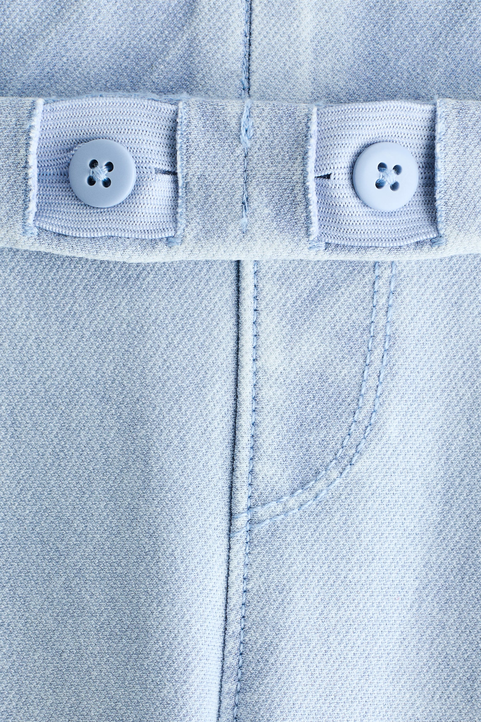 Jegging évasé façon denim - Bleu denim pâle/Bleu denim clair/noeuds/Bleu denim foncé - 2