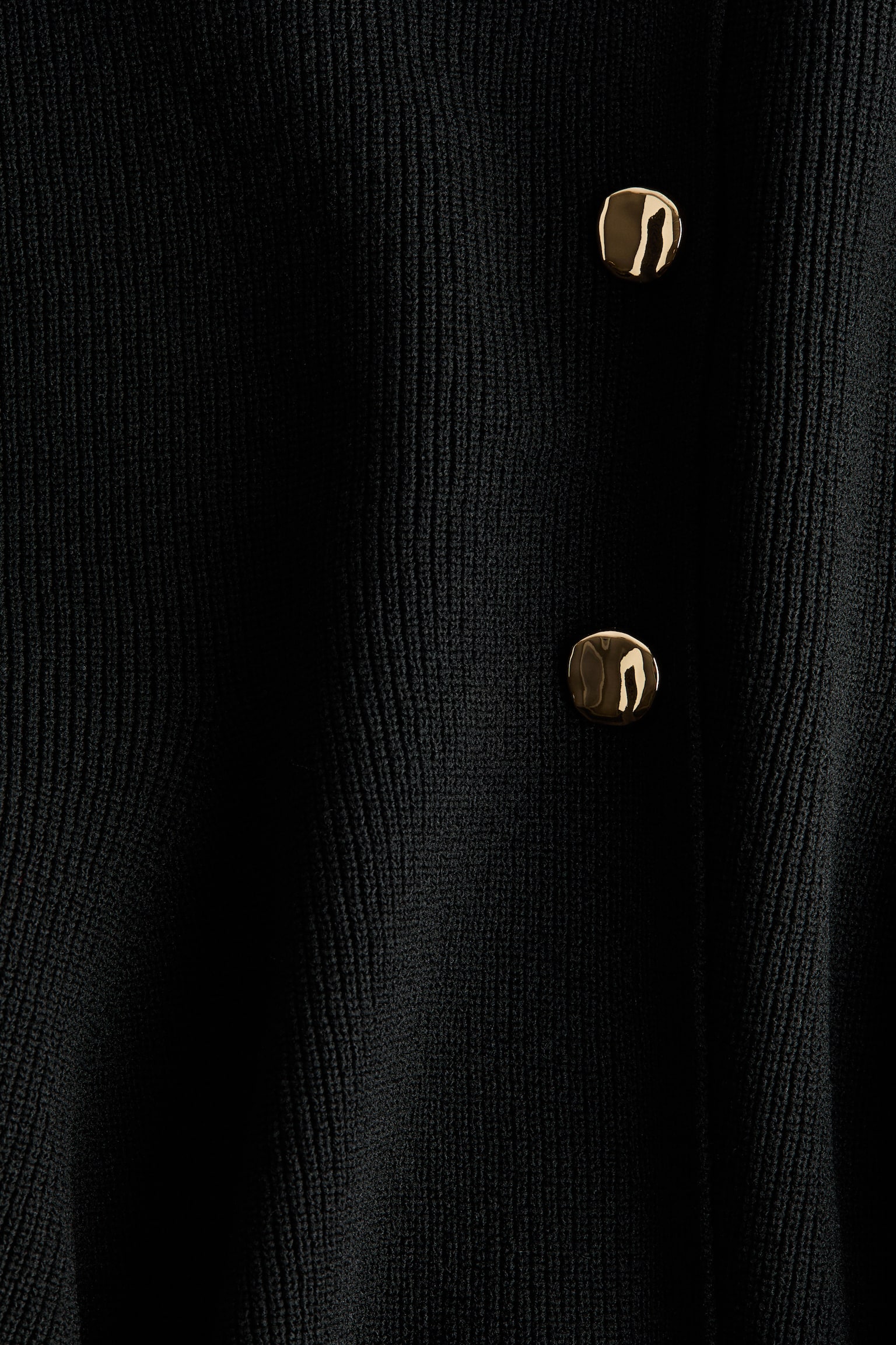 Peplum cardigan - Black/Burgundy/Cream - 4