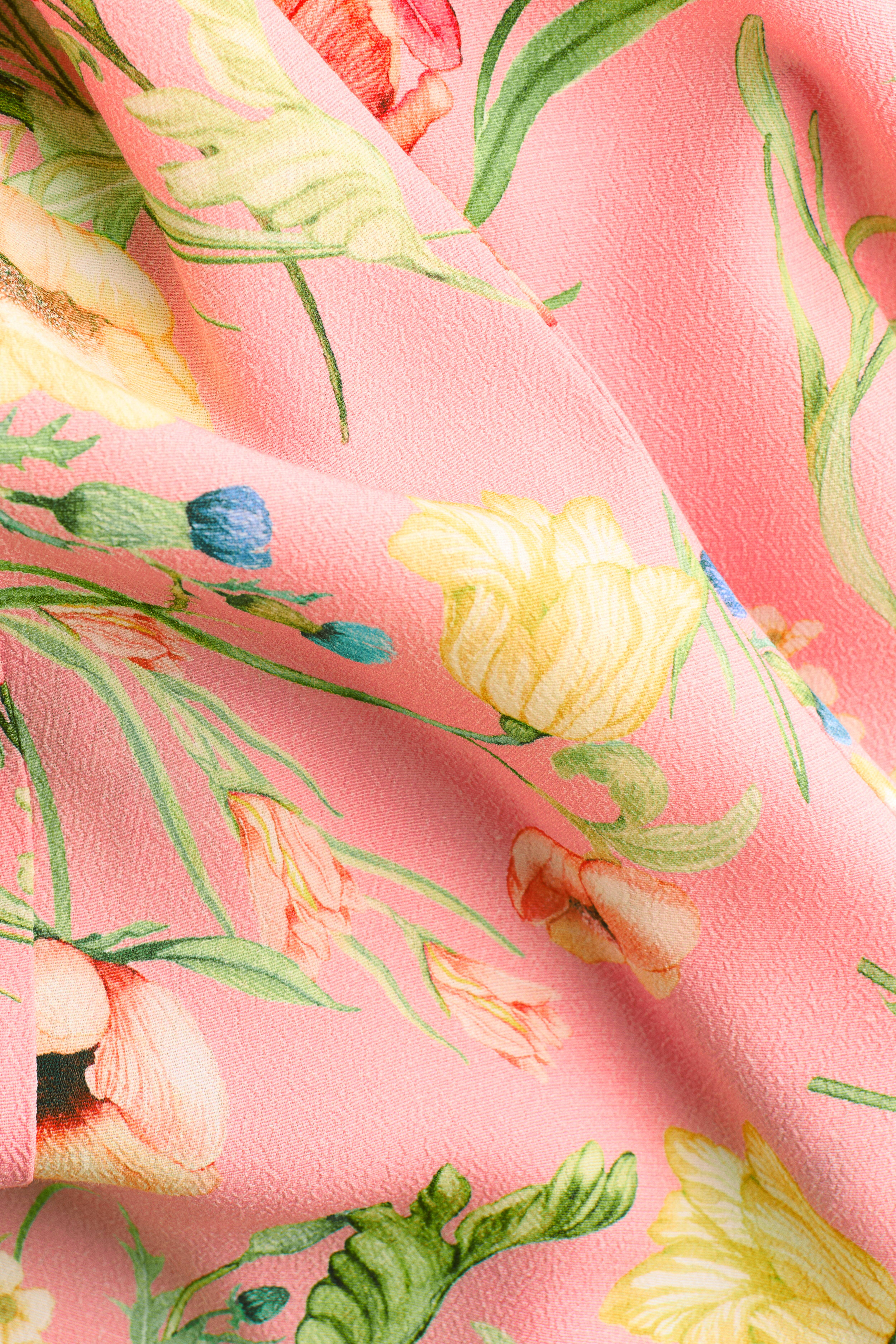 Pleated Viscose Skirt