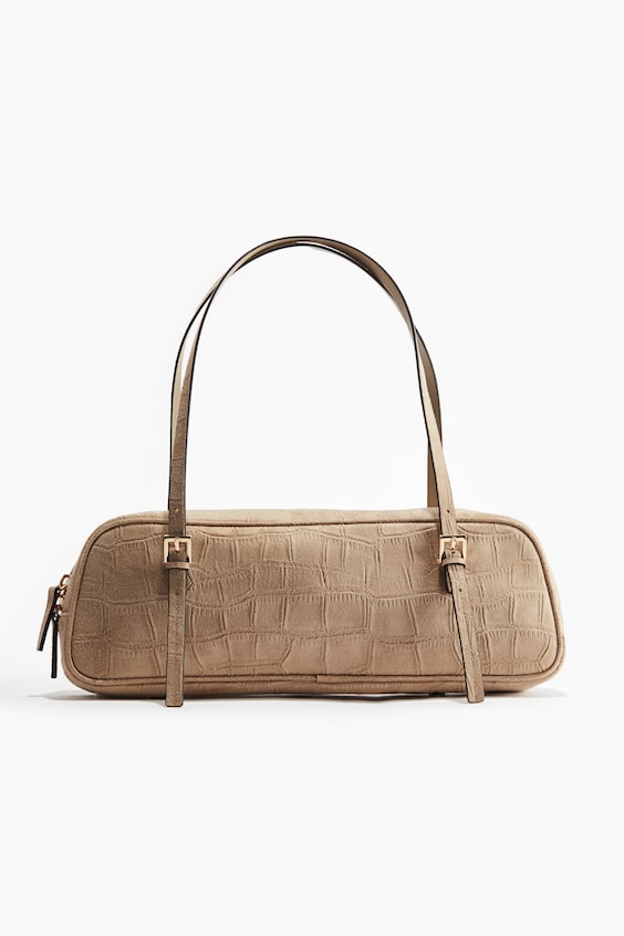 Женская сумка H&M Rectangular Shoulder, цвет: Бежевый