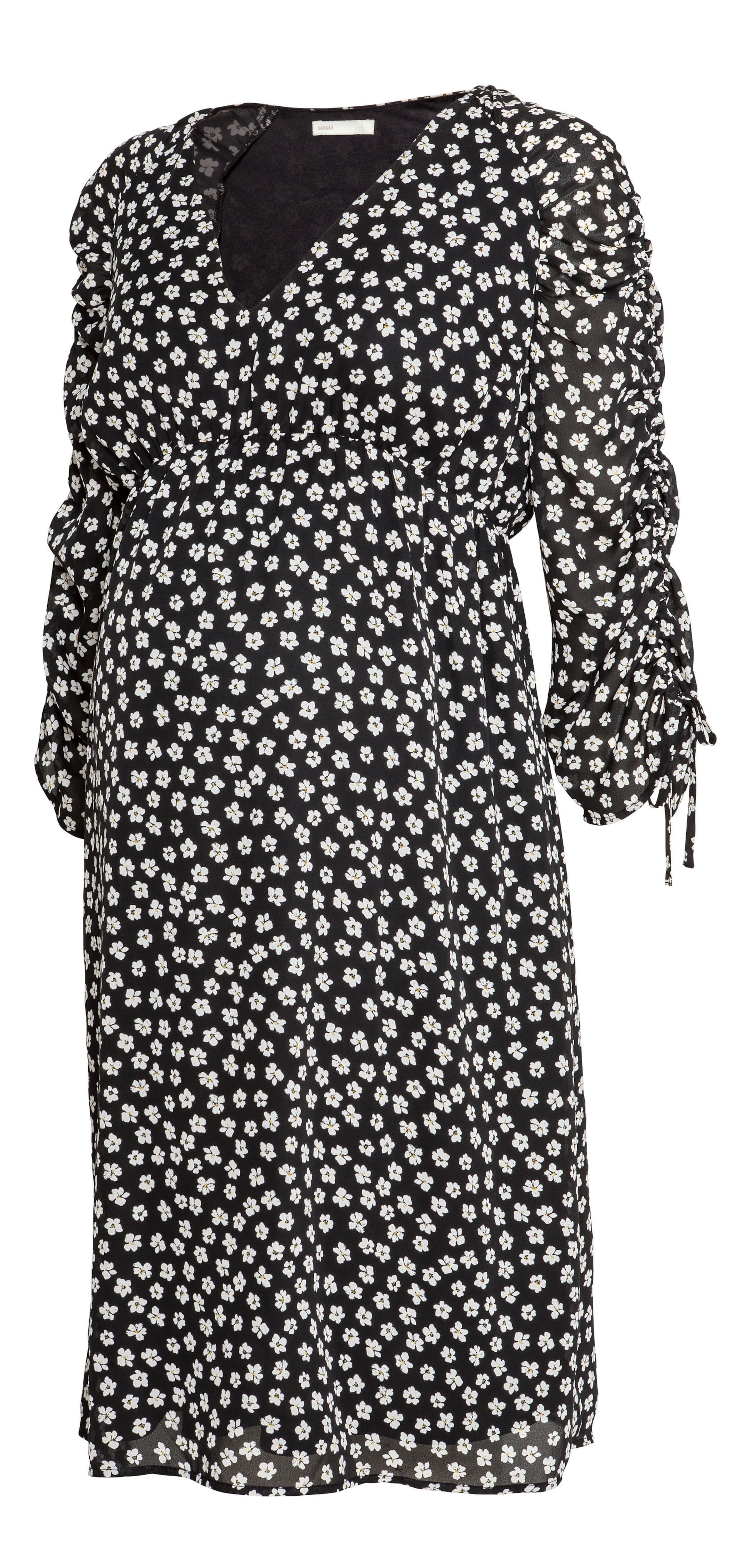 View larger image: MAMA Patterned dress - Black/Floral - Ladies | H&M IE 1
