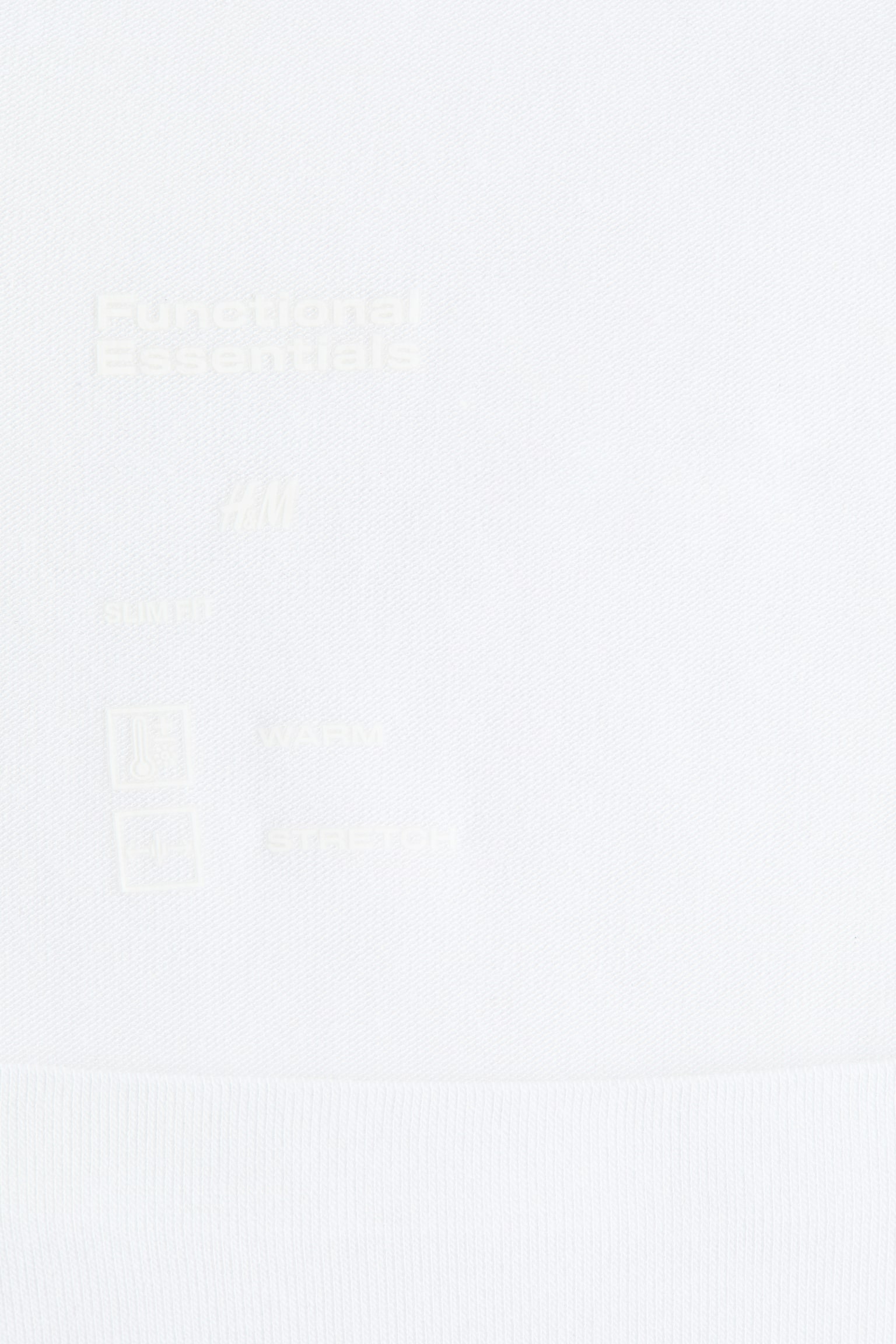 Pitkähihainen pusero Warming Slim Fit - Valkoinen/Musta/Tummanruskea/Beige - 3