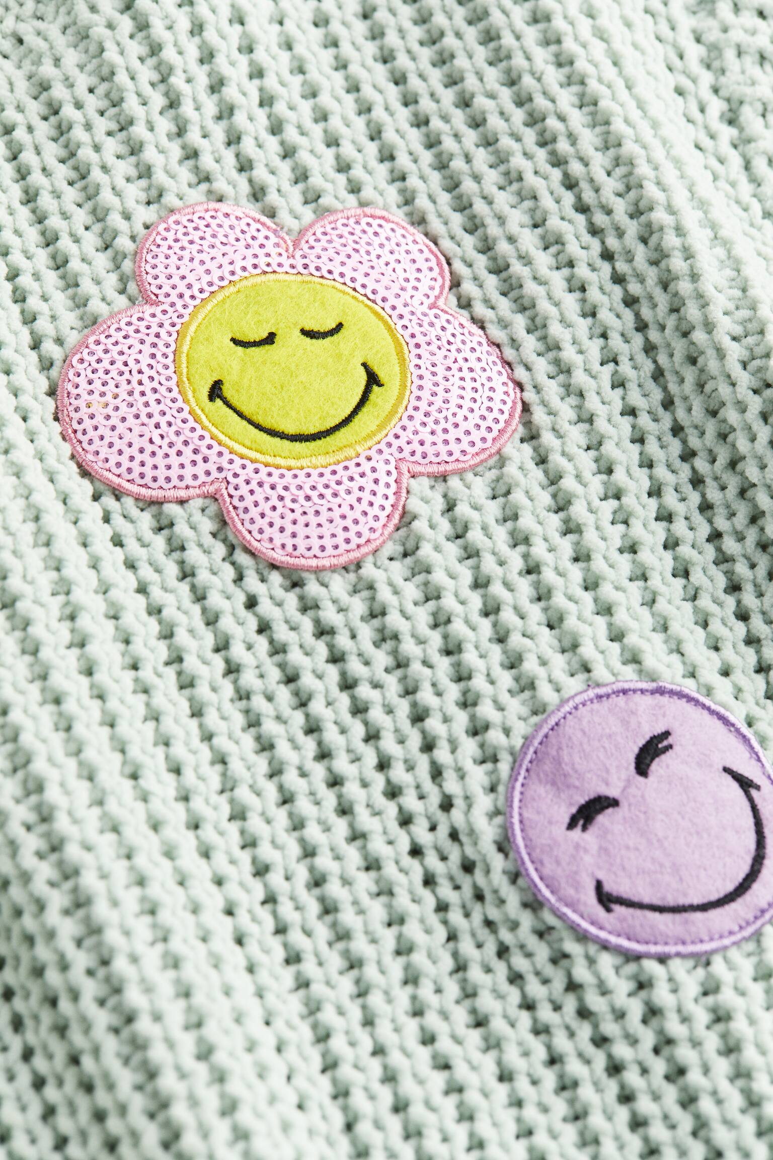 Chenille Sweater - Light green/SmileyWorld® - 2