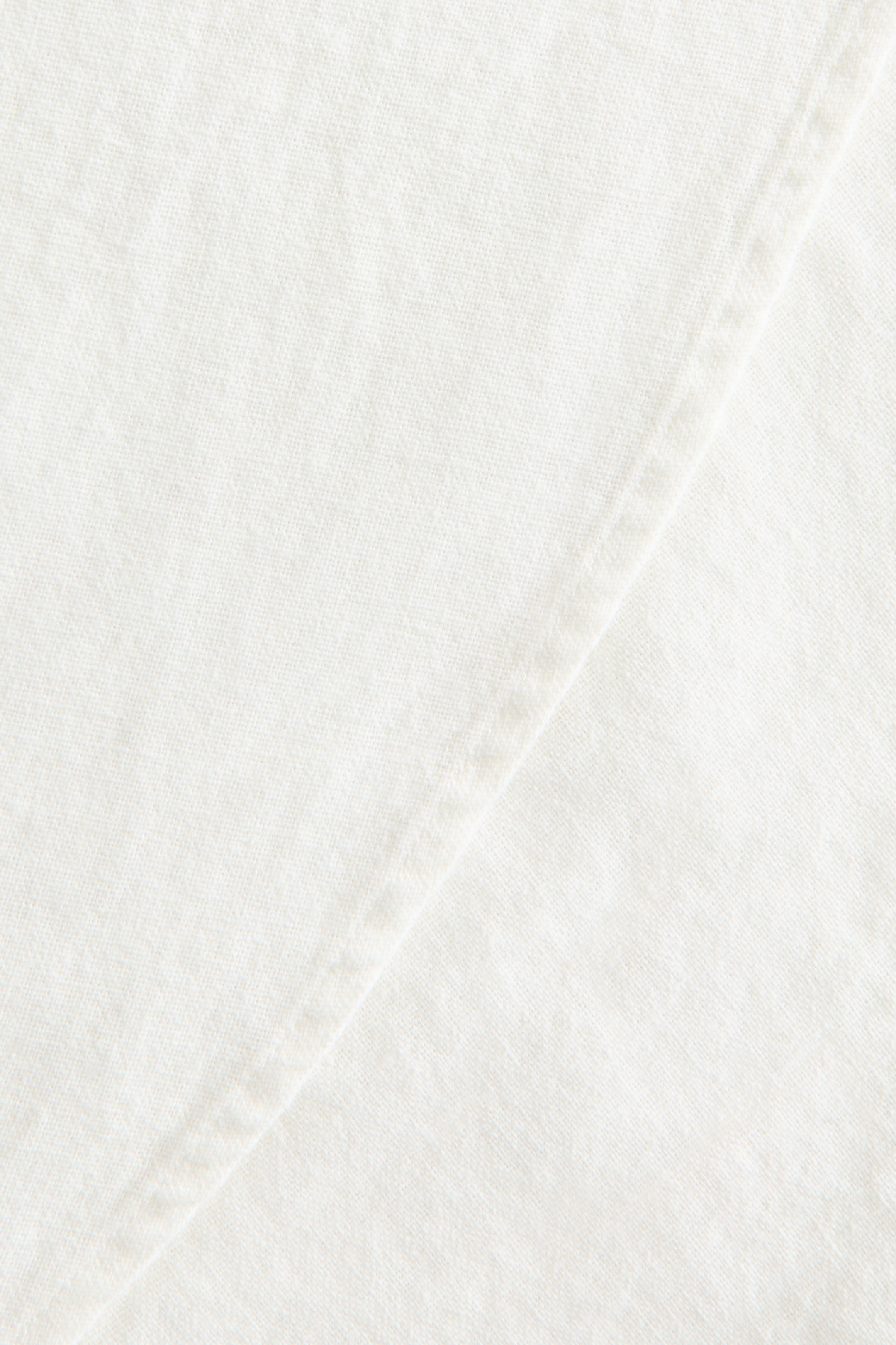 이미지 확대 보기: 리넨 블렌드 라운드 테이블클로스 - 화이트 - Home All | H&M KR 2