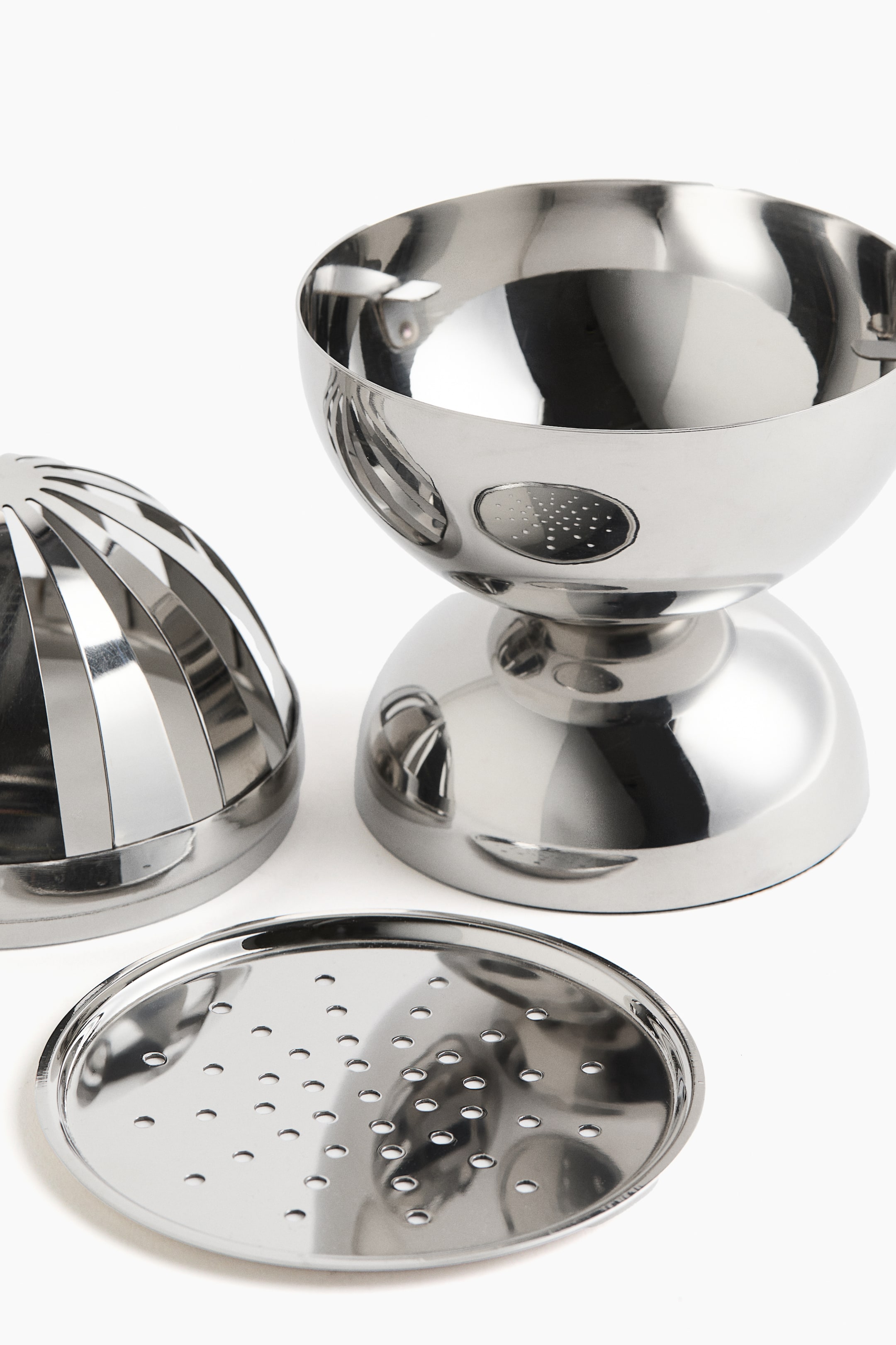 Zobrazit větší obrázek: Pohárek na vonné tyčinky - Stříbrná - HOME | H&M CZ 3