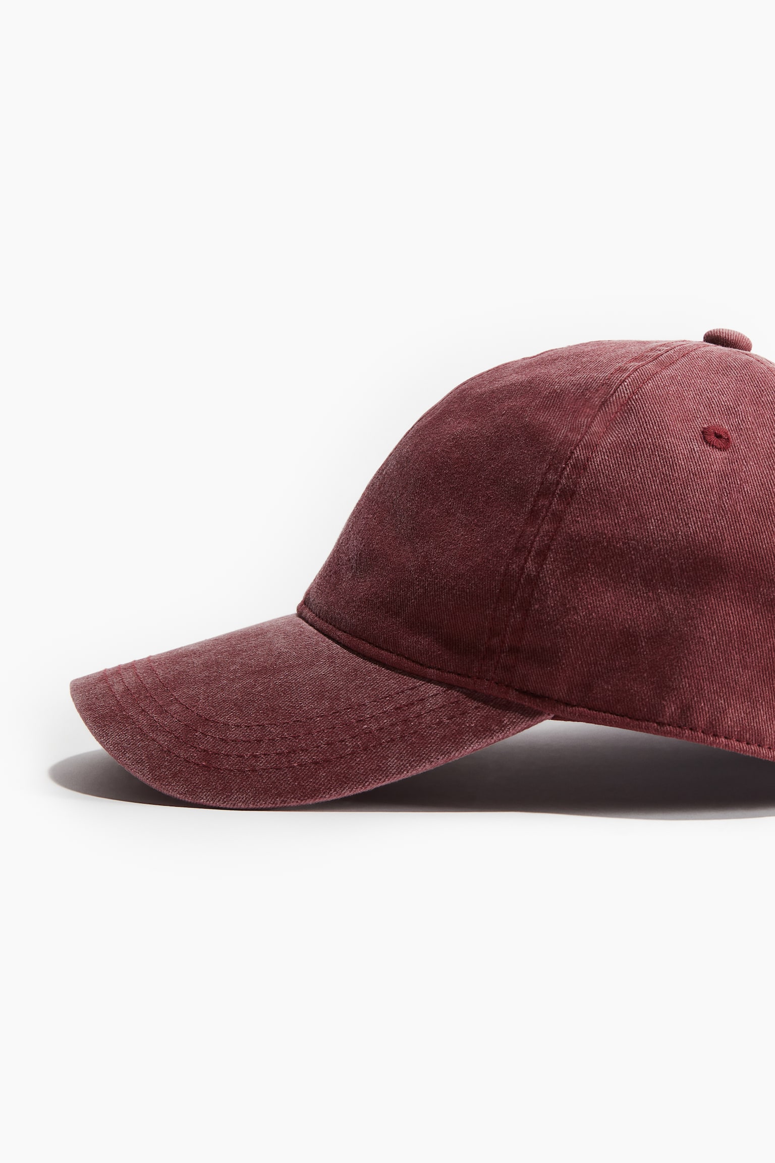 Washed twill cap - Burgundy/Light pink/Light grey/Mole - 2