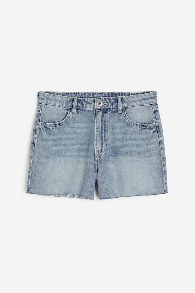 Feather Soft Denim shorts - Light denim blue/Denim blue/Pale denim blue - 1