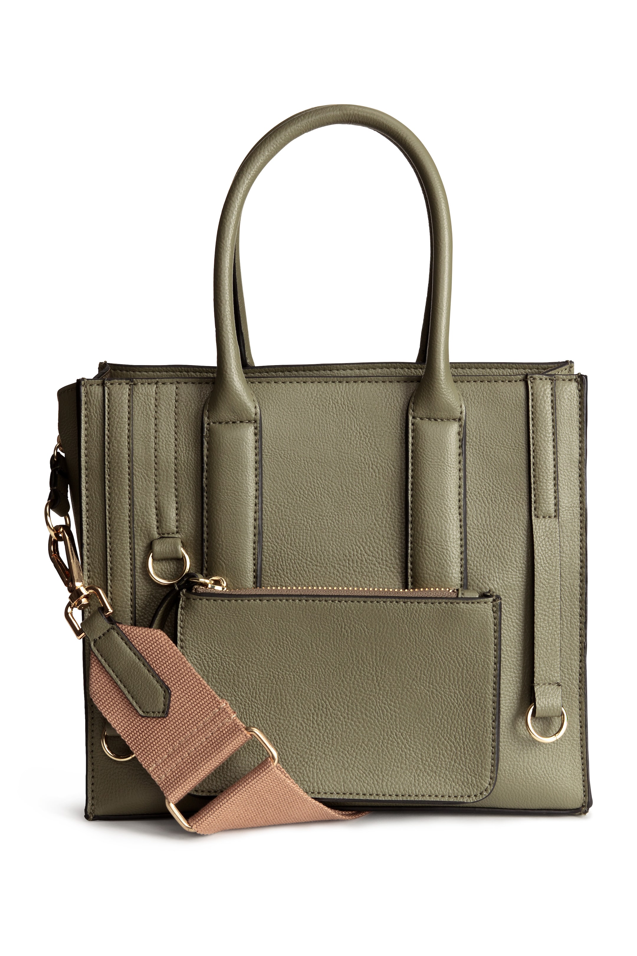 View larger image: Handbag - Khaki green - Ladies | H&M GB 1