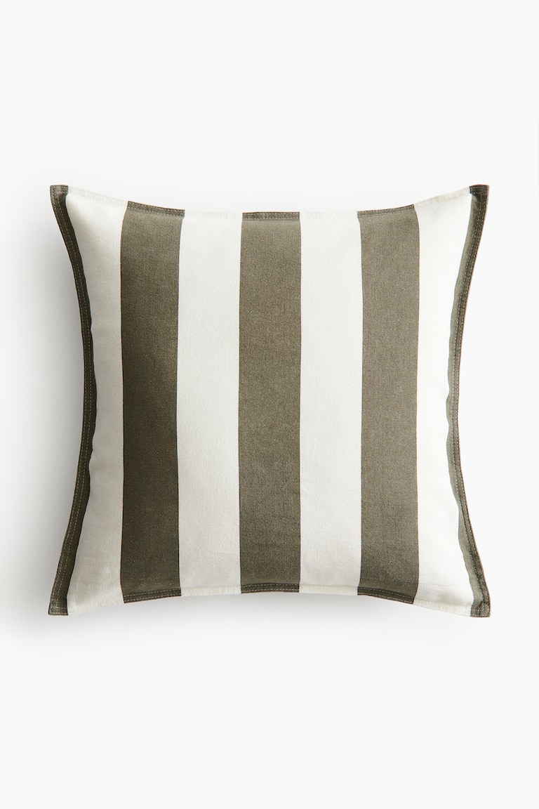 Vctops Federa Per Cuscino Quadrata 50x50 Cm - Stile Rustico In Cotone E Lino, Motivo Plaid Grigio Bianco, Per Divano E Camera