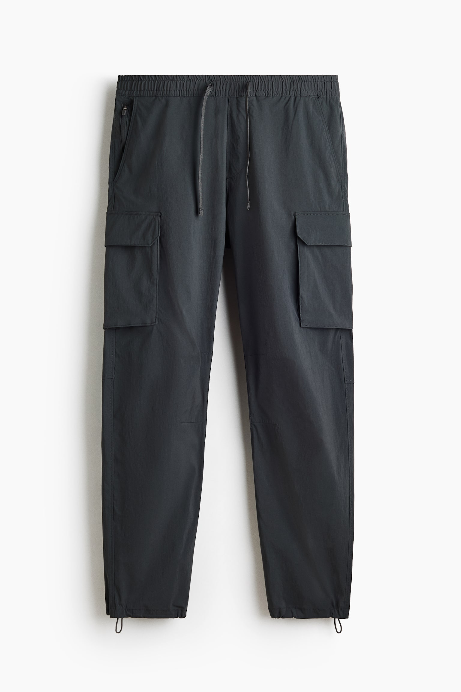 Pantalon cargo Regular Fit - Gris foncé/Noir/Vert kaki foncé