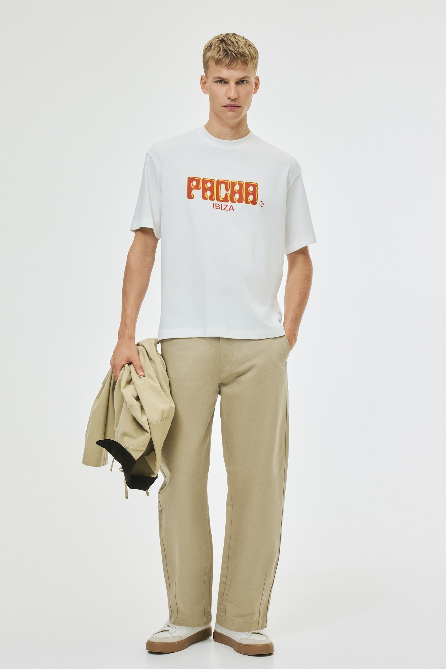 טישירט Loose Fit - לבן/Pacha/לבן/ ספרות זולה/שחור/פינק פלויד/שחור/Oasis/לבן/NASCAR/לבן/סנופי/לבן/Oasis - 3