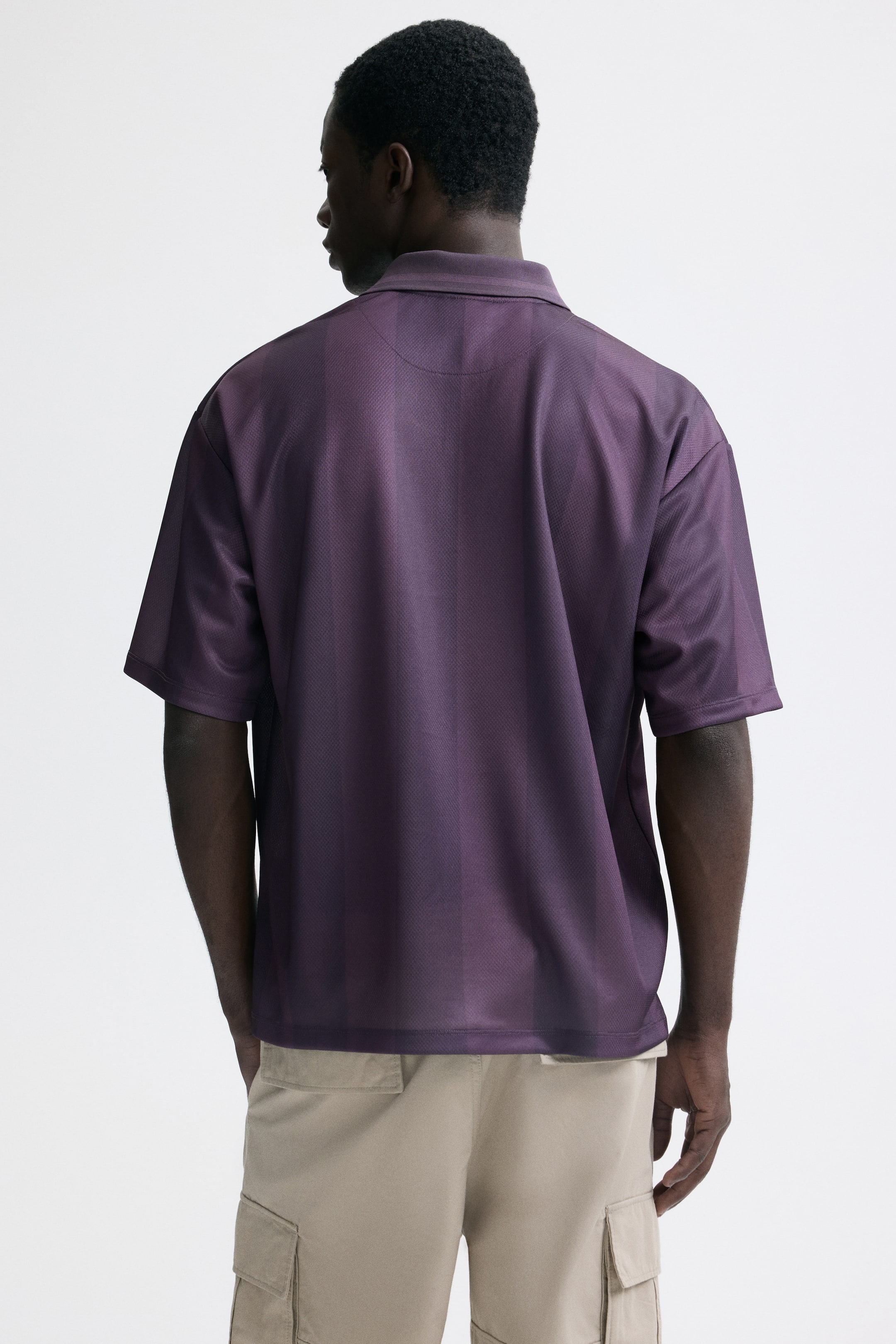 View larger image: Loose-Fit Soccer Shirt - Dark purple/Run Wild - Men | H&M US 4