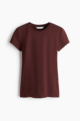 Figurnära T-shirt i mikrofiber