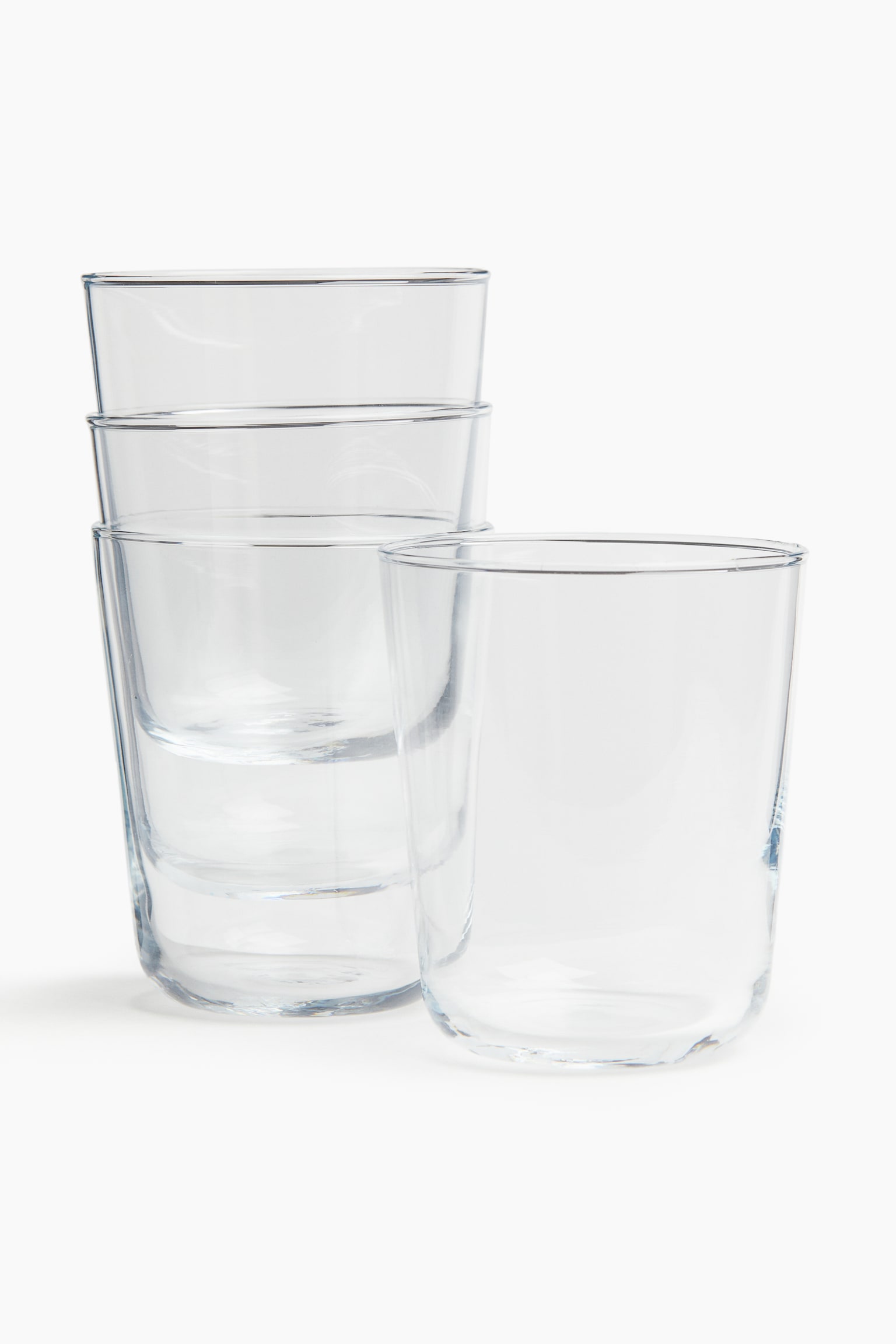 4-pack glass tumblers - Transparent - 1