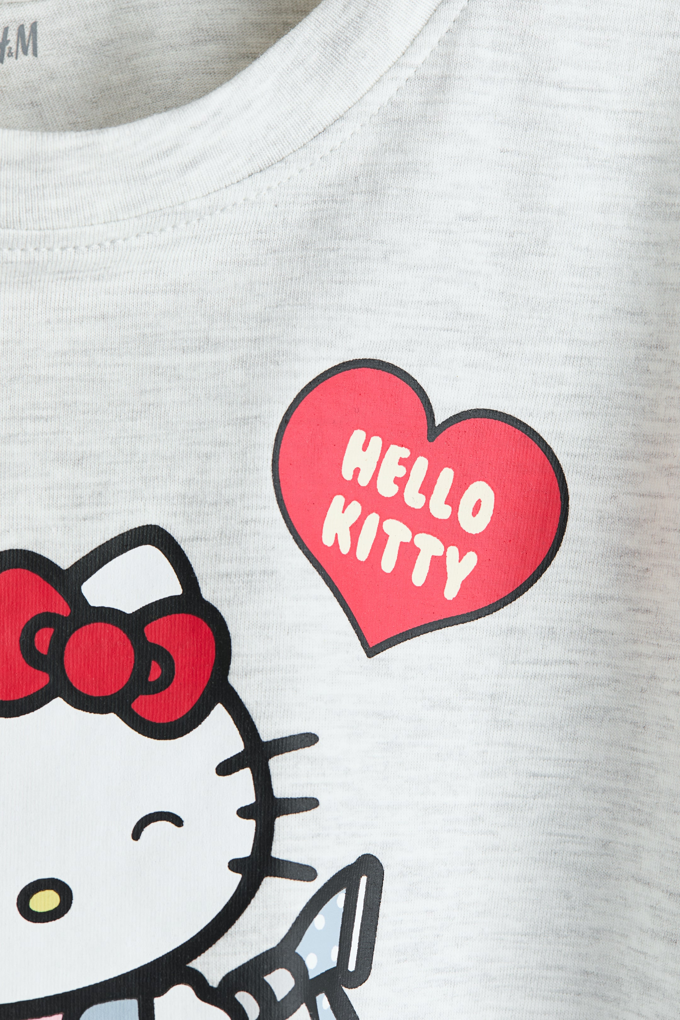 T-shirt en coton avec motif imprimé