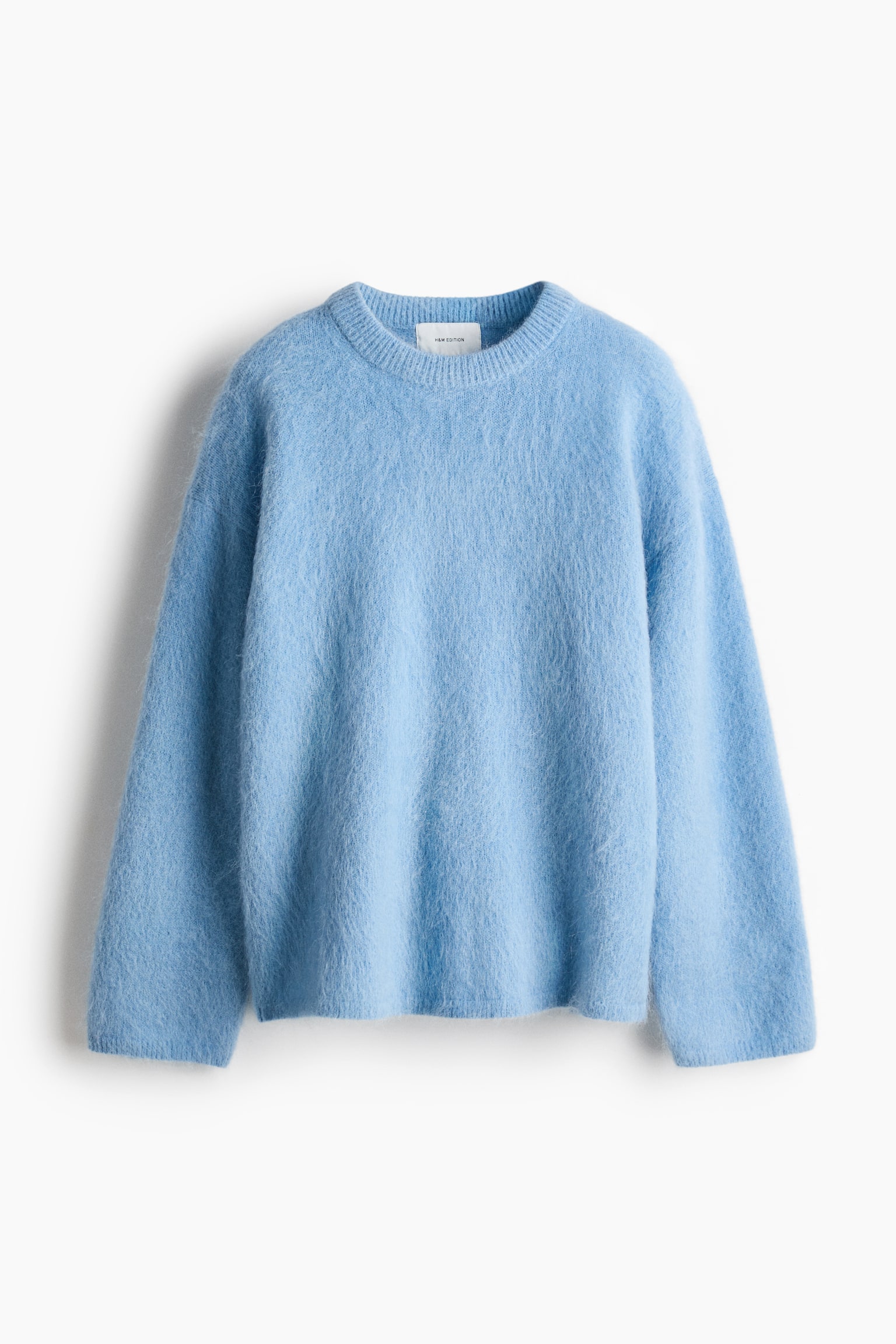 Pull oversize en mohair mélangé - Bleu clair/Violet ancien/Orange brûlé/Beige foncé/Beige clair/Vert/Blanc/Jaune moutarde - 1