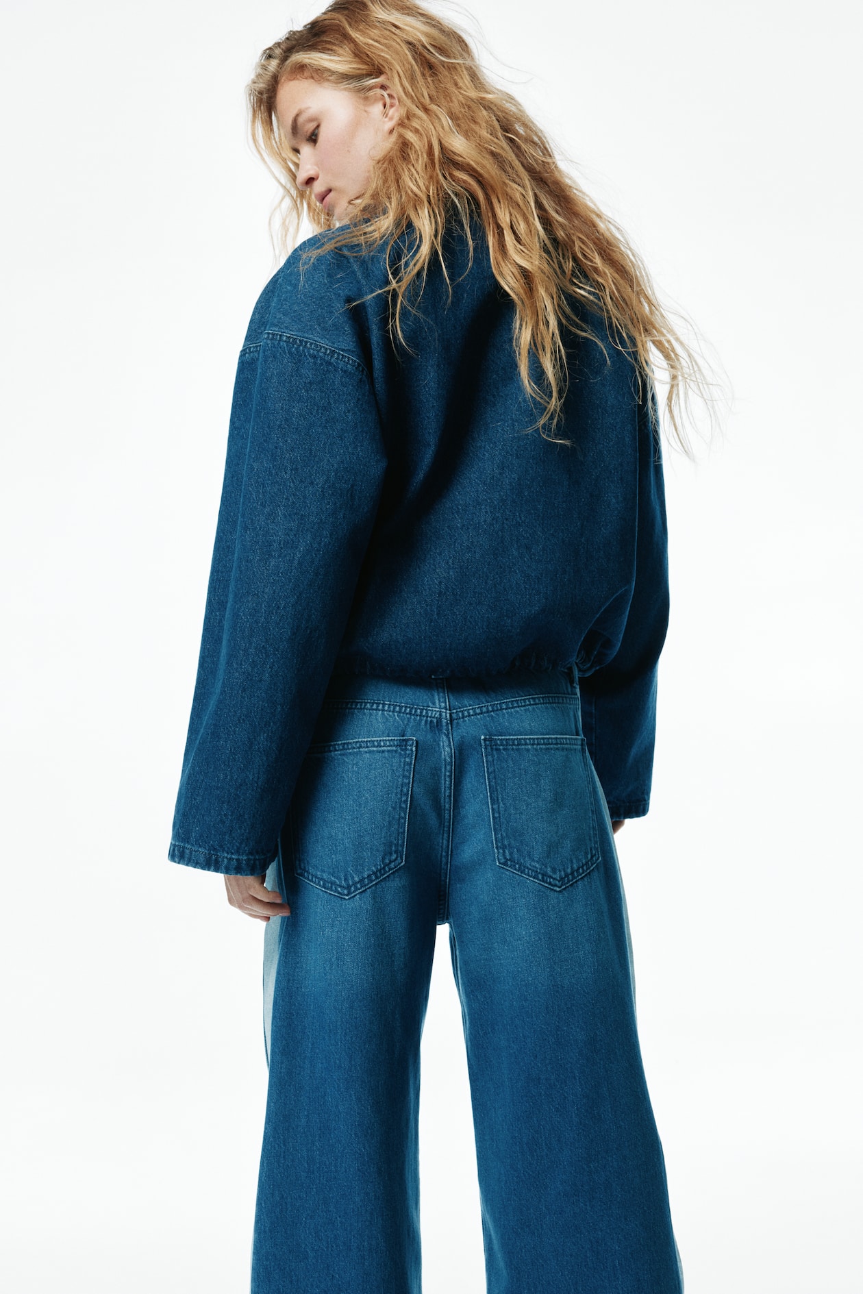 Wide Regular Jeans with Side Stripes - image 5