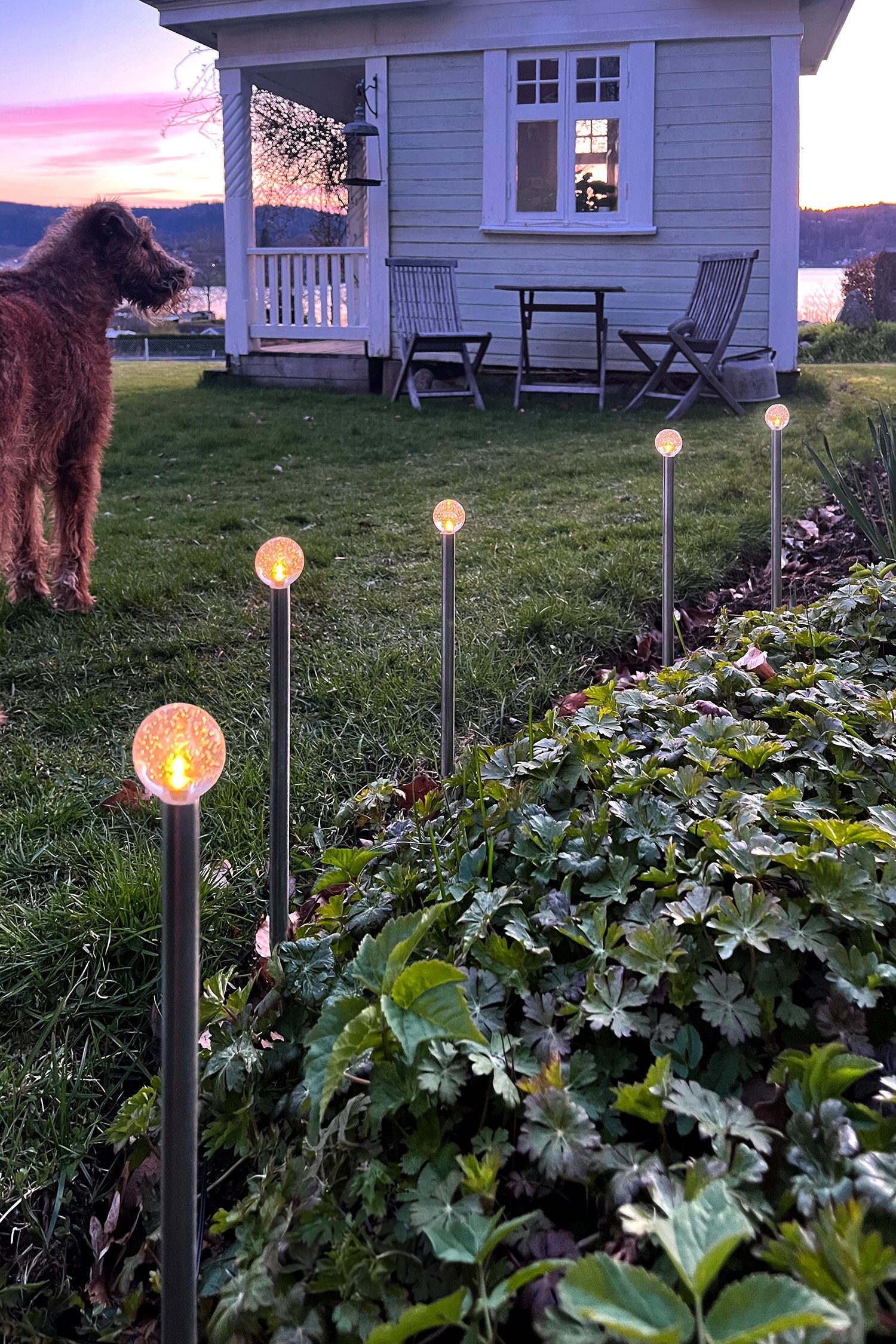 Aurinkokennokoriste Bubbly 10-pin - Hopea