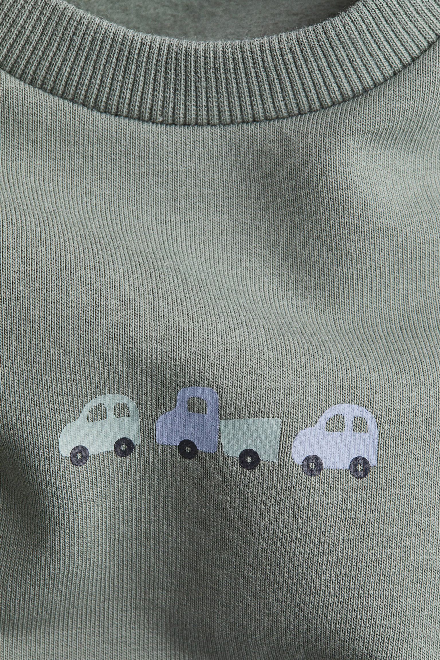 Детские комплекты H&M 2-piece Sweatsuit, цвет: Пыльный зелёный — фото 3