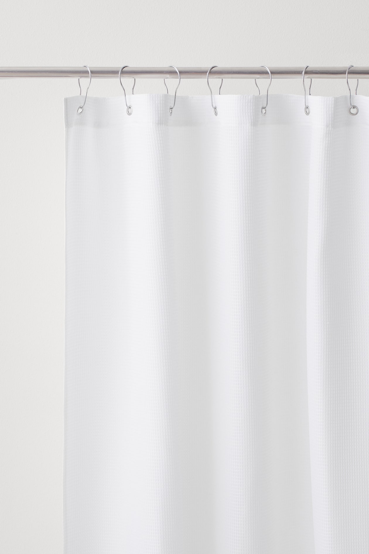 Waffled Shower Curtain - White - Home All | H&M US