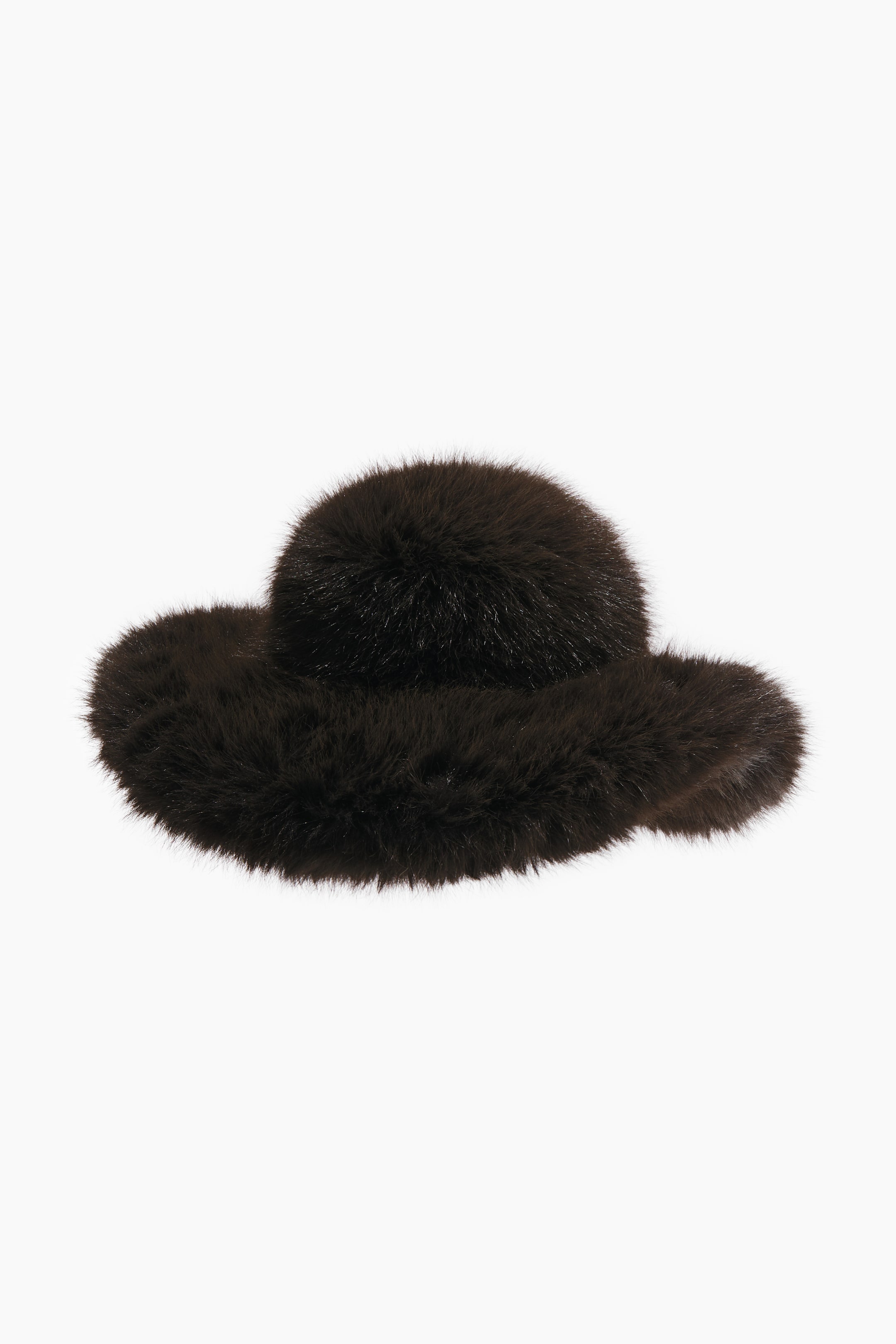 Agrandir l'image: Chapeau duveteux - Marron foncé - FEMME | H&M BE 1