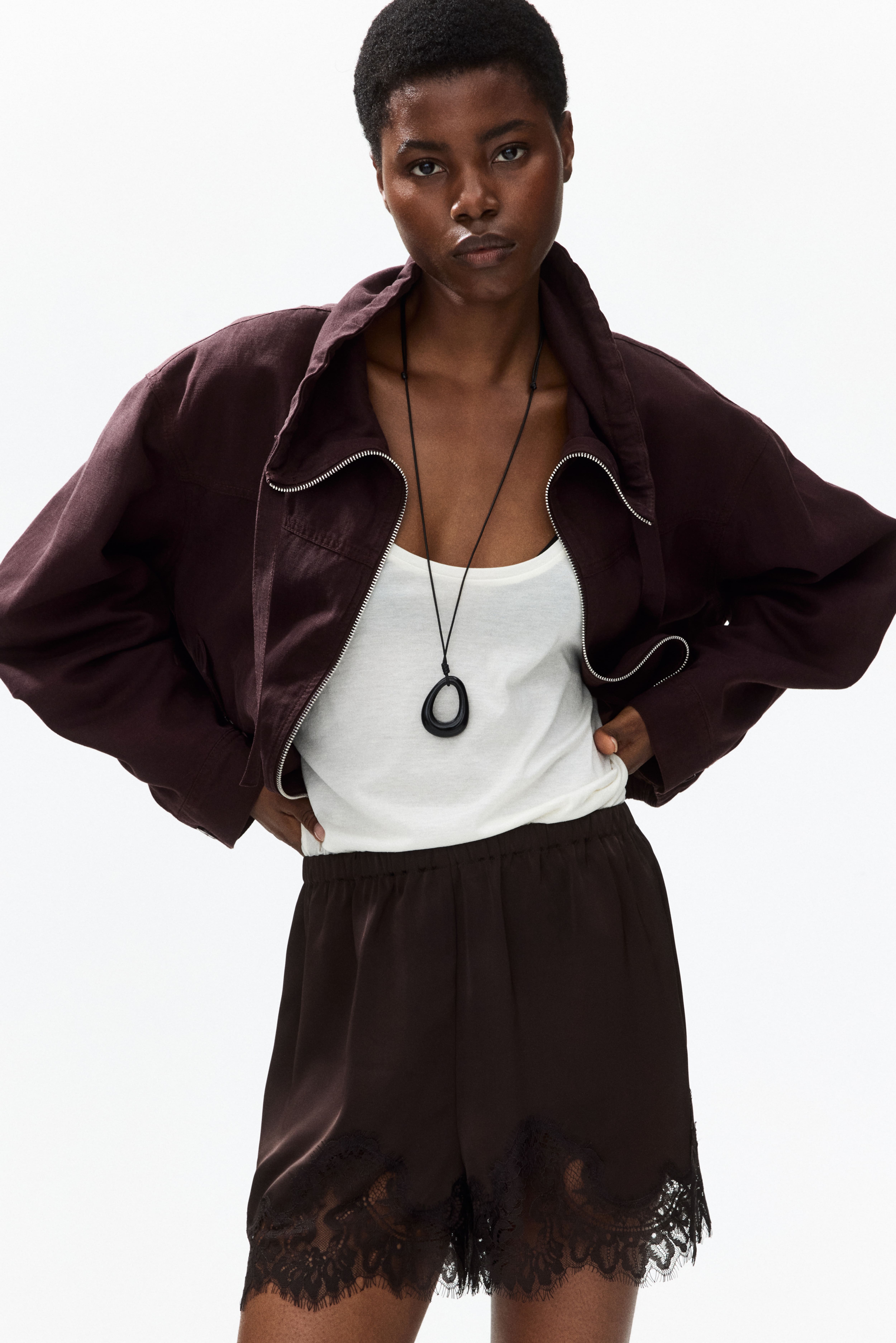 Linen-Blend Jacket