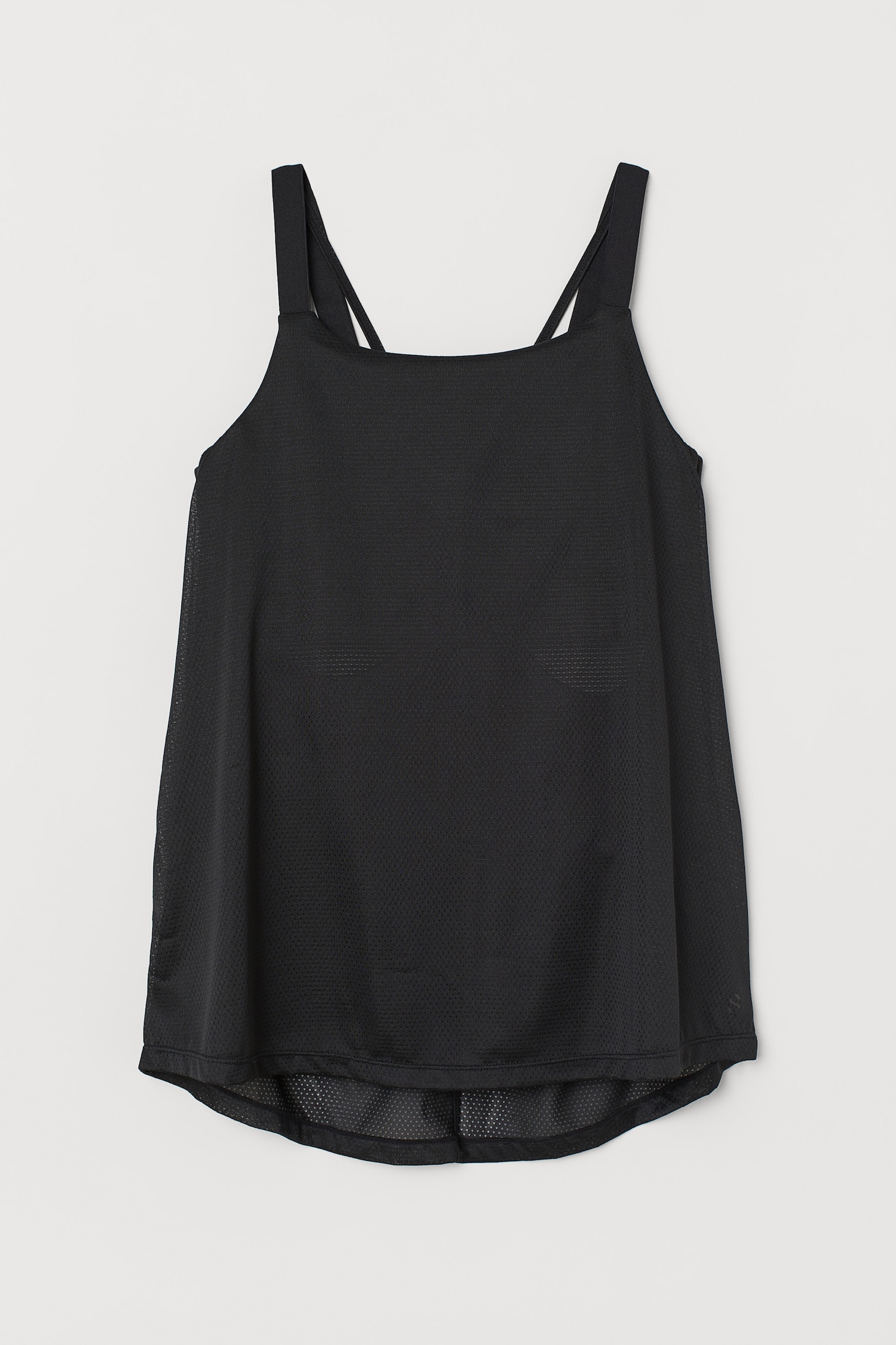 Sporttopje met sportbeha - Zwart