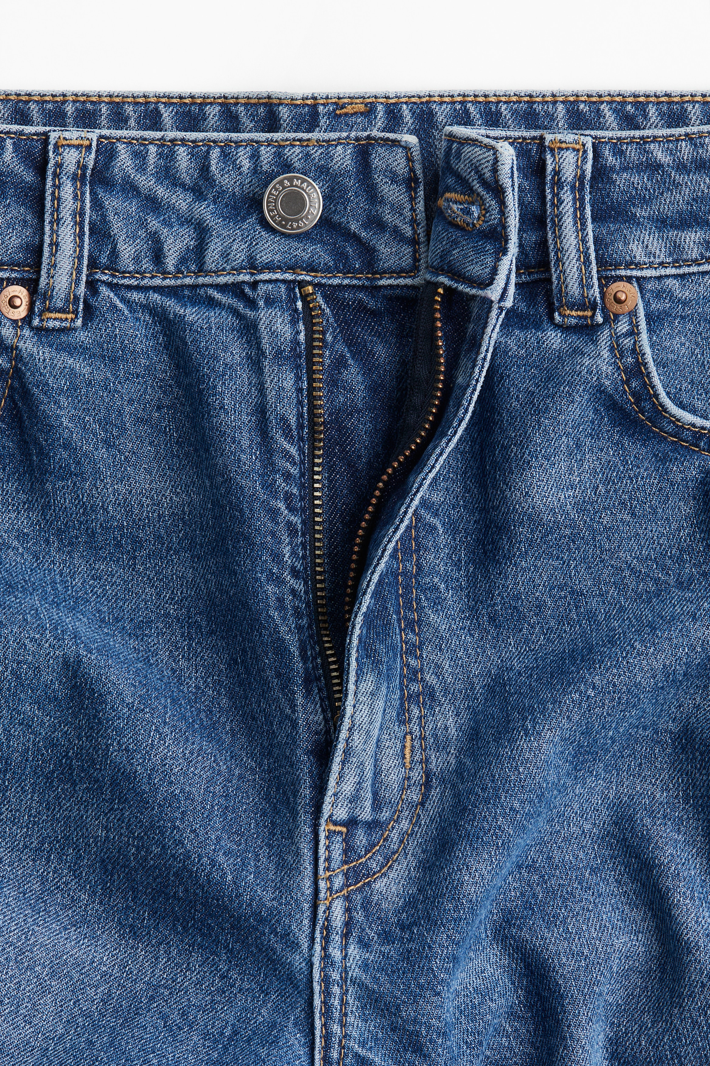 Mom Slim Fit High Waist Ankle Jeans