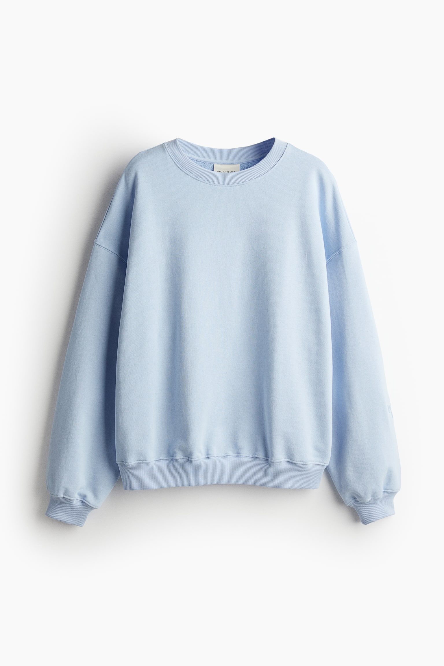 Oversized sports sweatshirt - Light blue/White/Move/Light grey/Balance & Presence/Light grey marl - 1