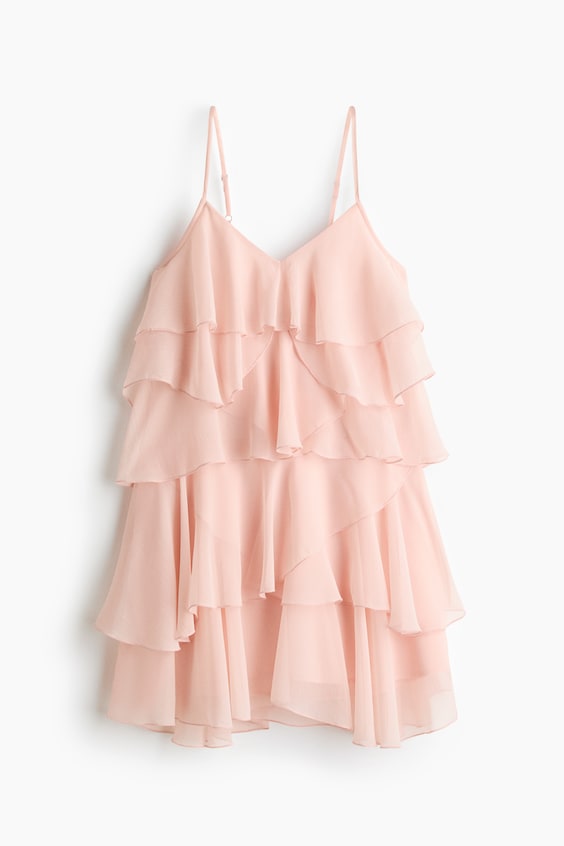 Женские платья H&M Tiered Chiffon Dress